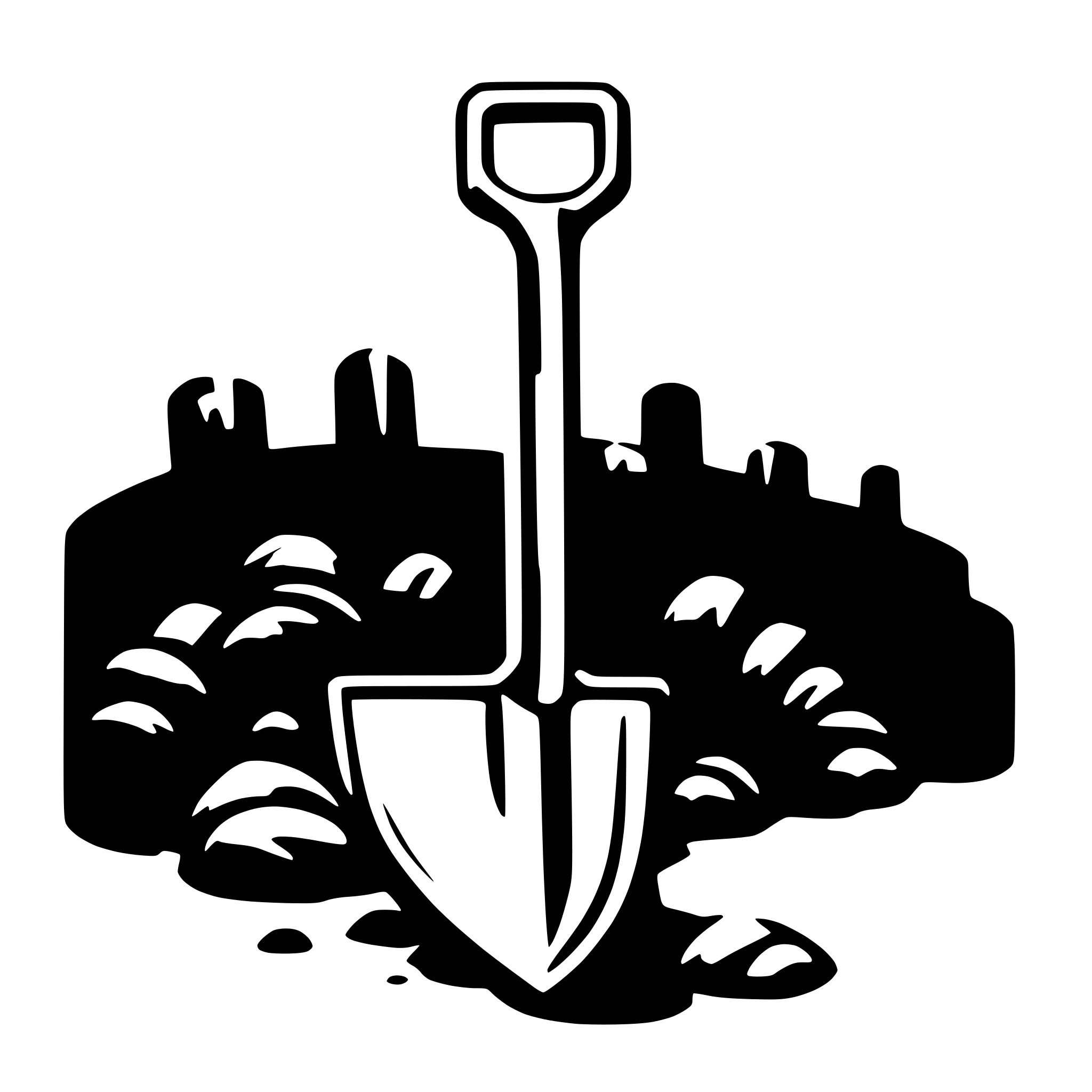 AI-generated SVG of 'shovel'