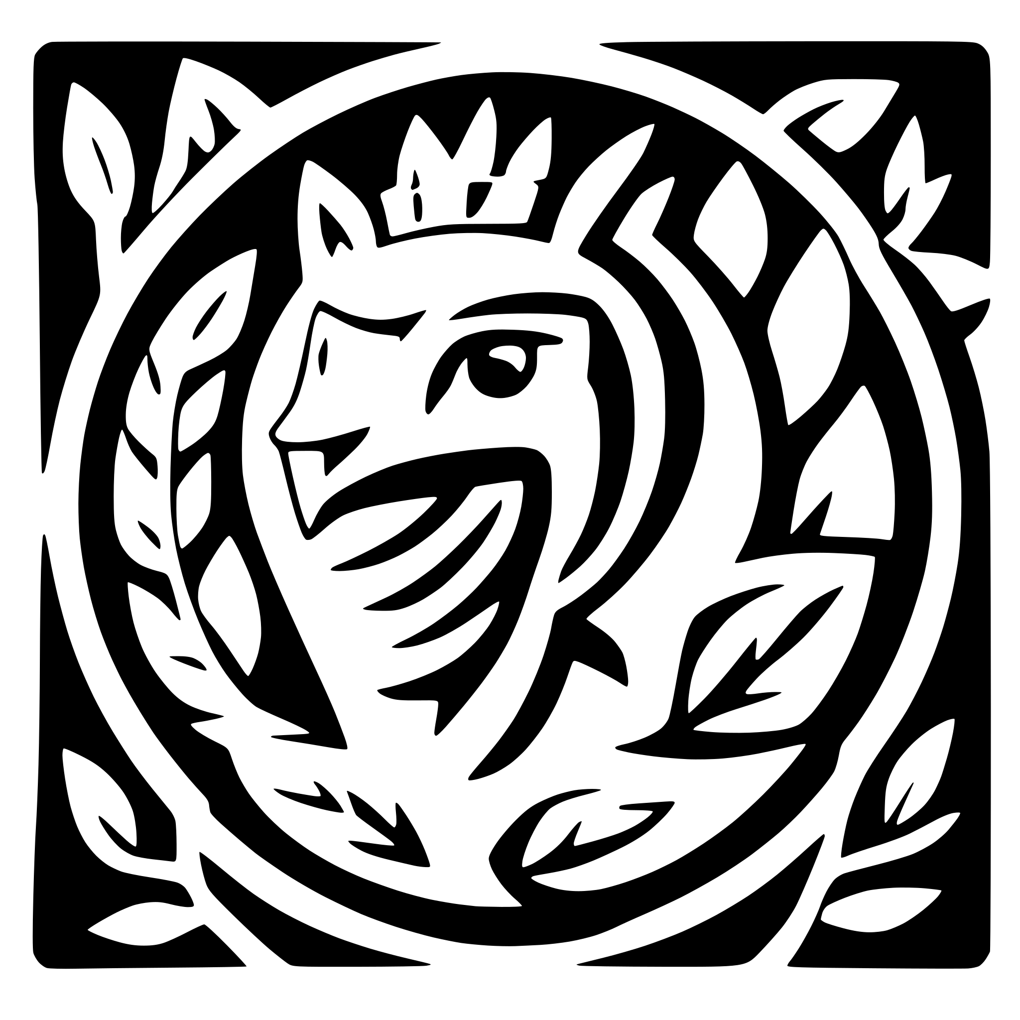 AI-generated SVG of 'A owl, swan and lion'