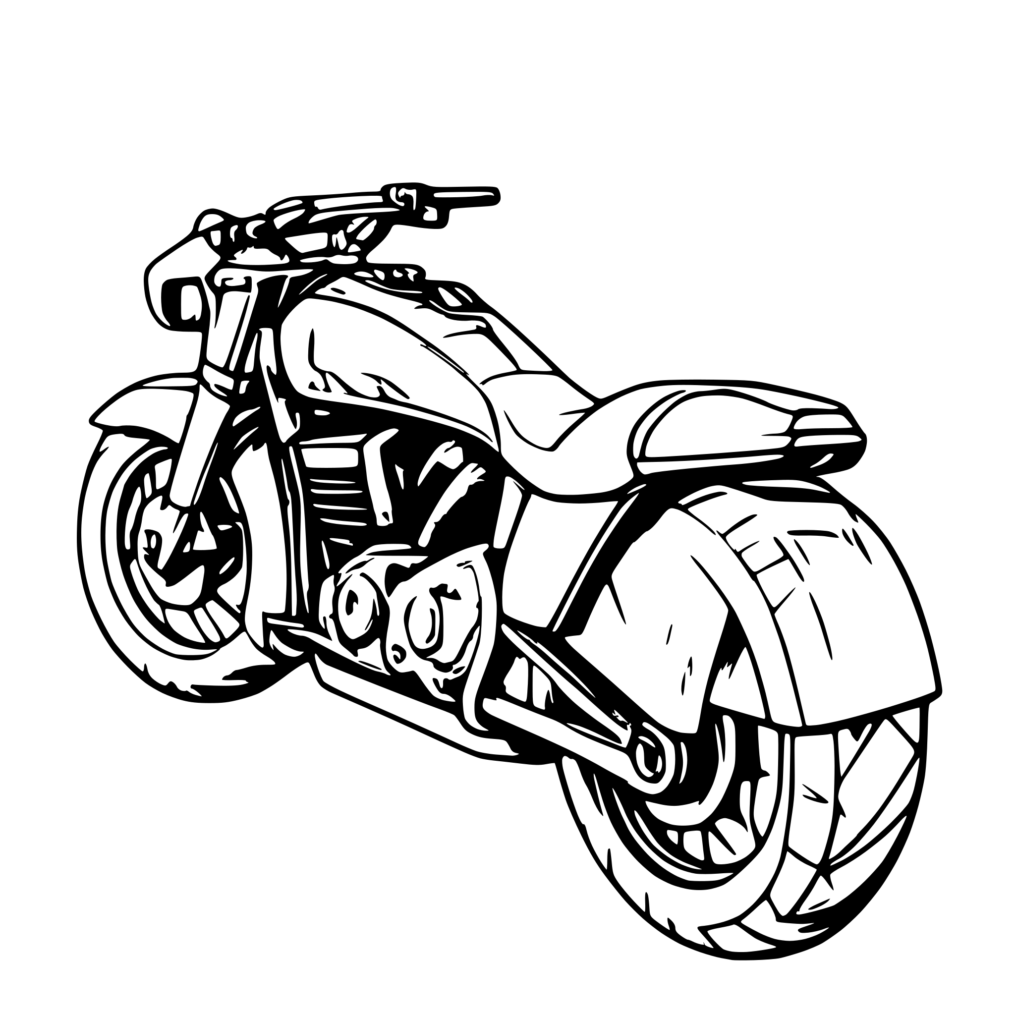 AI-generated SVG of a Road glide bagger motorcycle in steampunk style AI-generated SVG of a Road glide bagger motorcycle in steampunk style