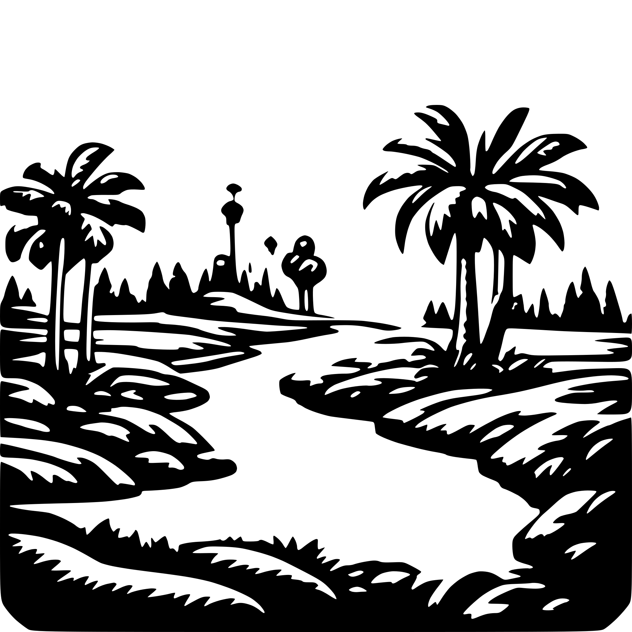 AI-generated SVG of 'Digital Landscape's paradise'