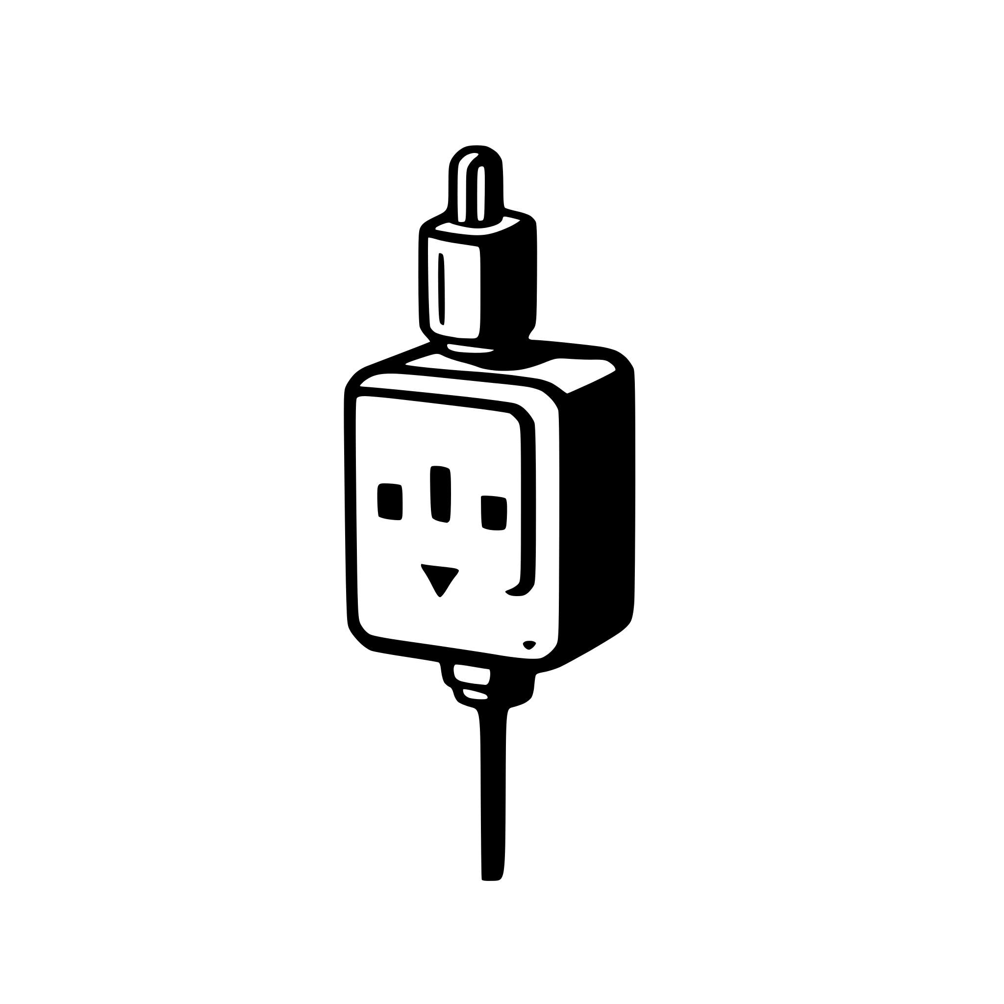 AI-generated SVG of 'electric plug with socket'
