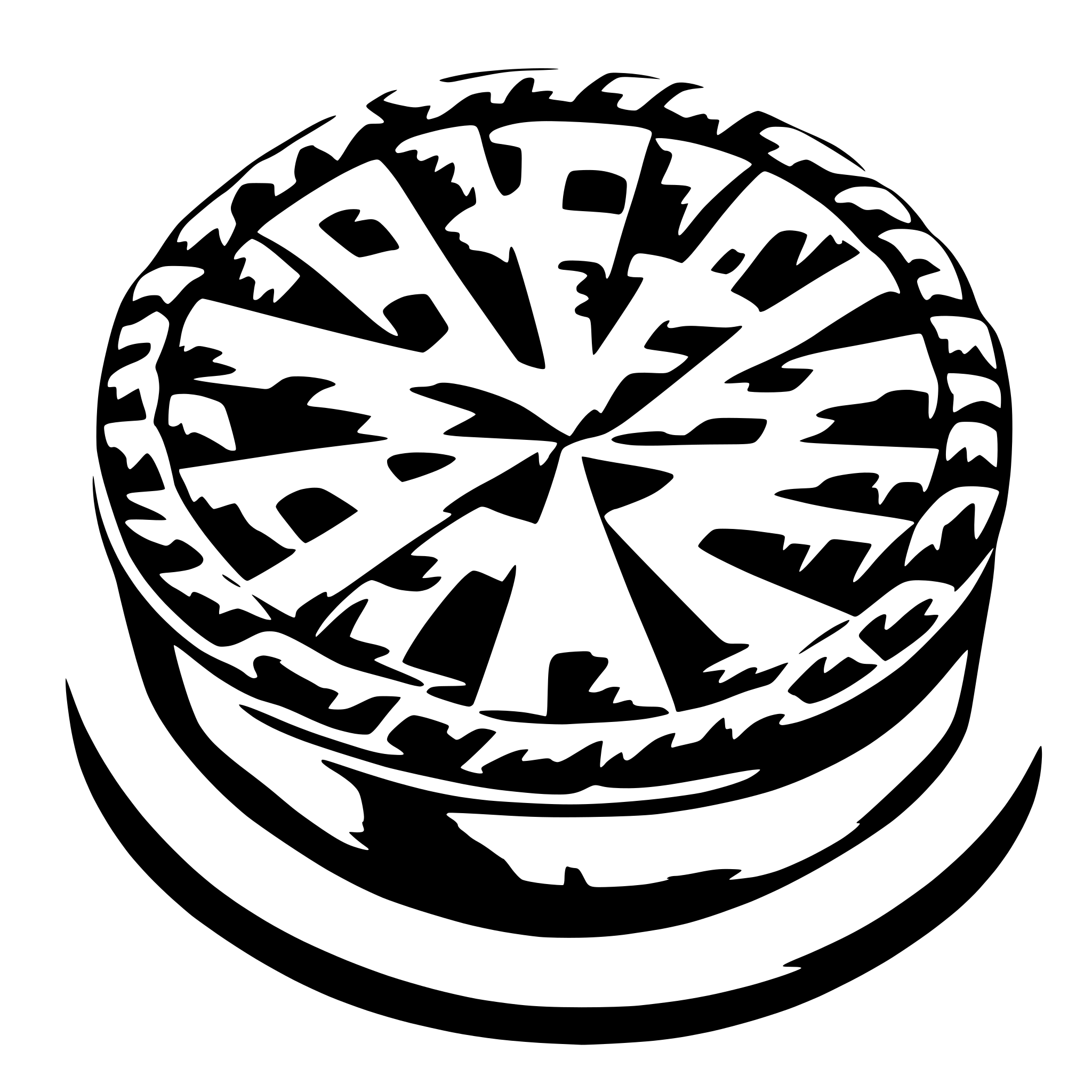 AI-generated SVG of a pie view from top