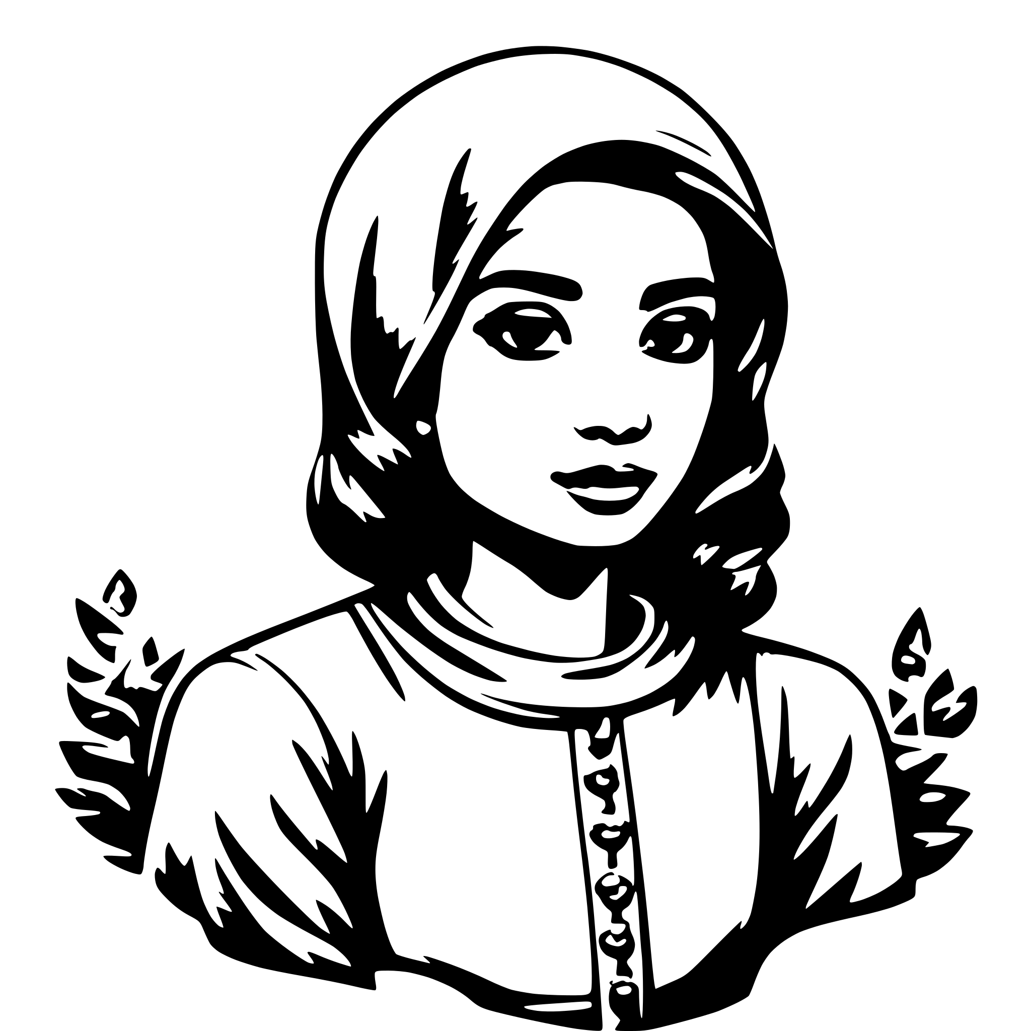 AI-generated SVG of 'PUTRI'