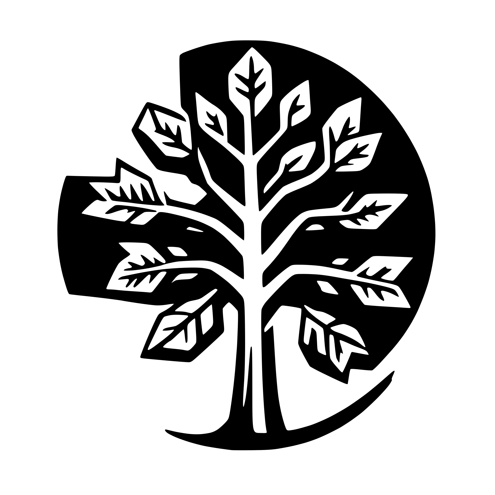 AI-generated SVG of a community graph