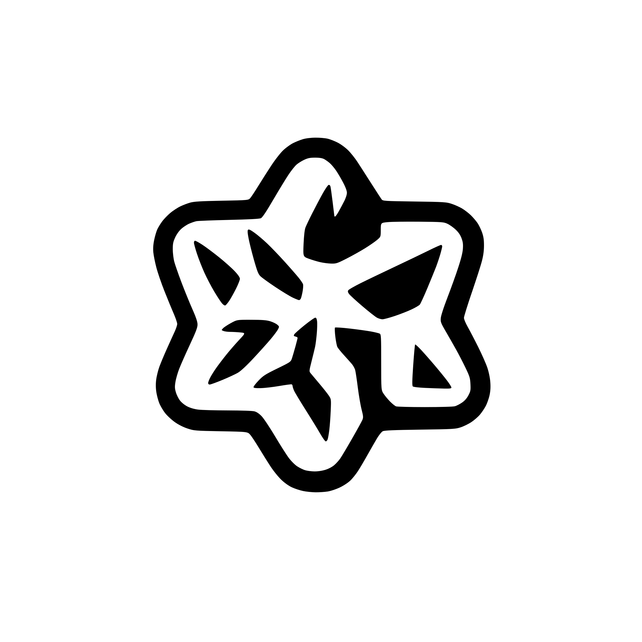AI-generated SVG of a snowflake