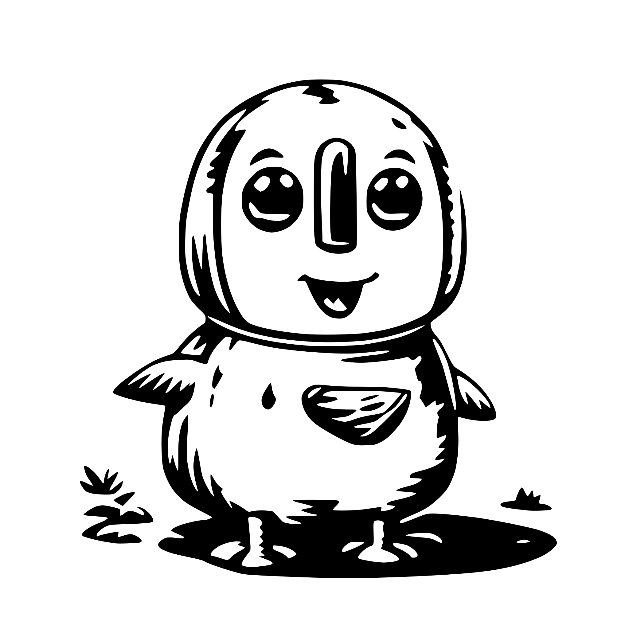 AI-generated SVG of a meep meep