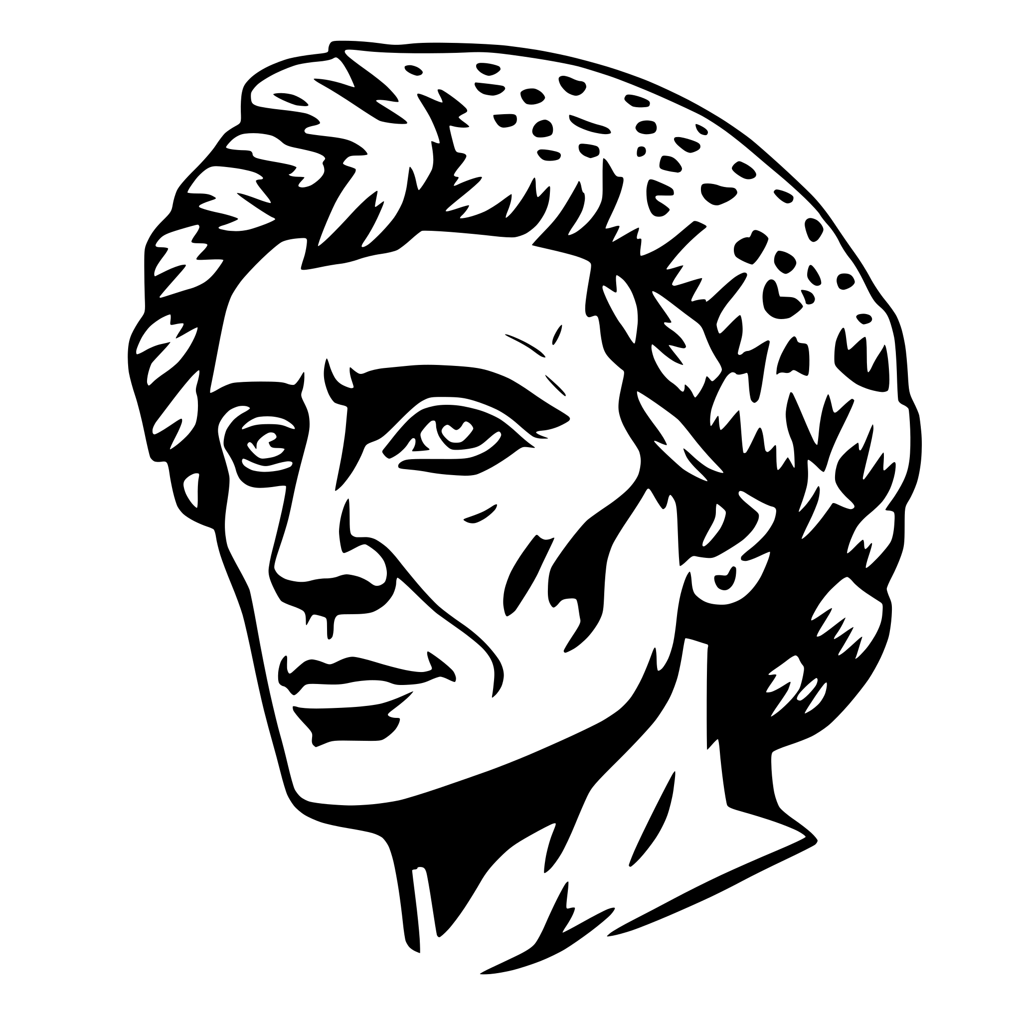 AI-generated SVG of 'caesar'