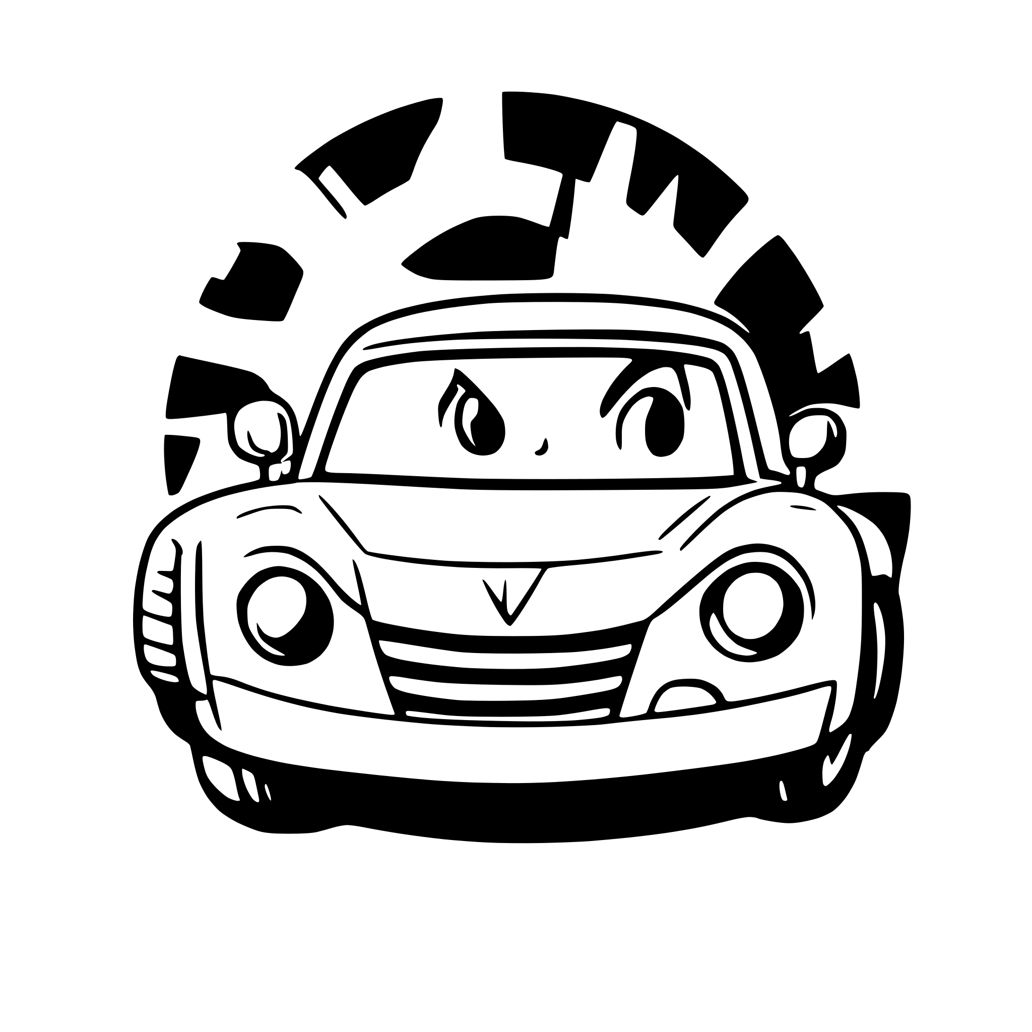 AI-generated SVG of a Car