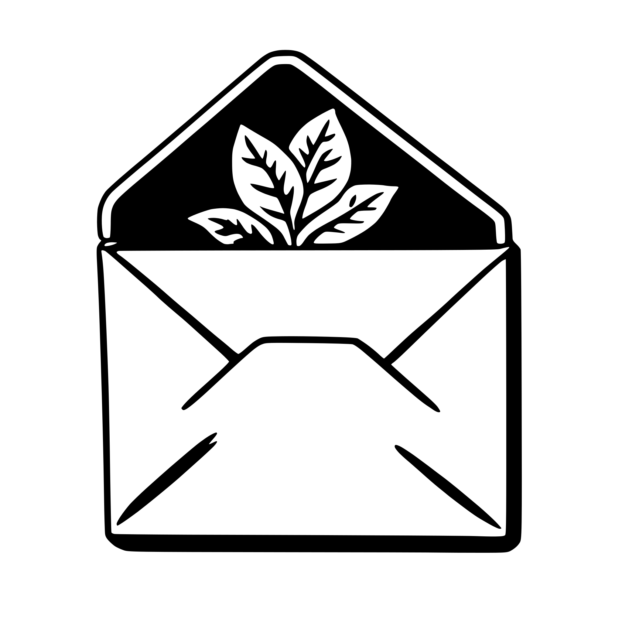 AI-generated SVG of a red envelope
