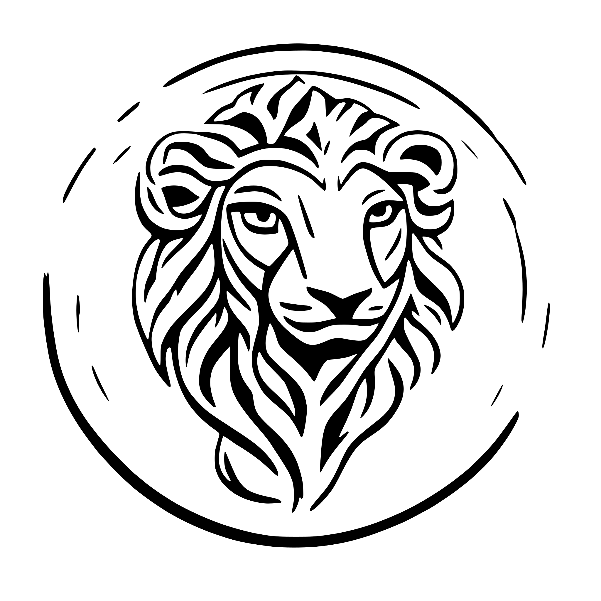 AI-generated SVG of 'leo zodiac sign'