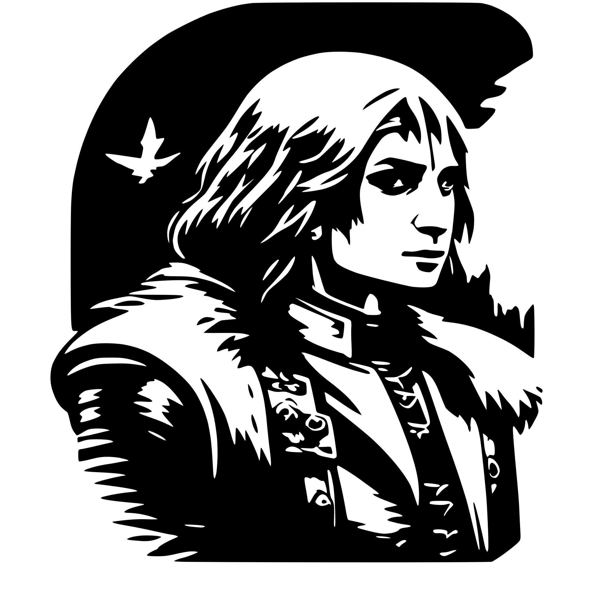 AI-generated SVG of 'ravn'