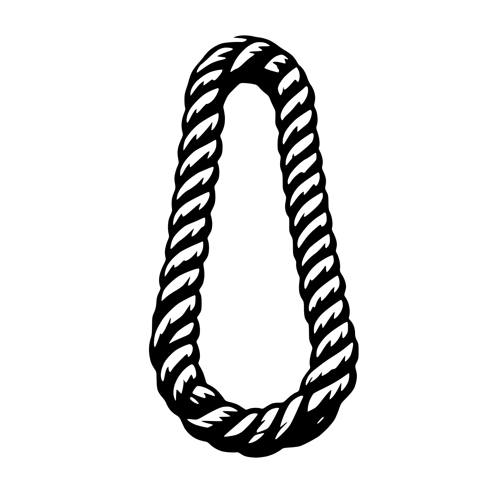 AI-generated SVG of a rope