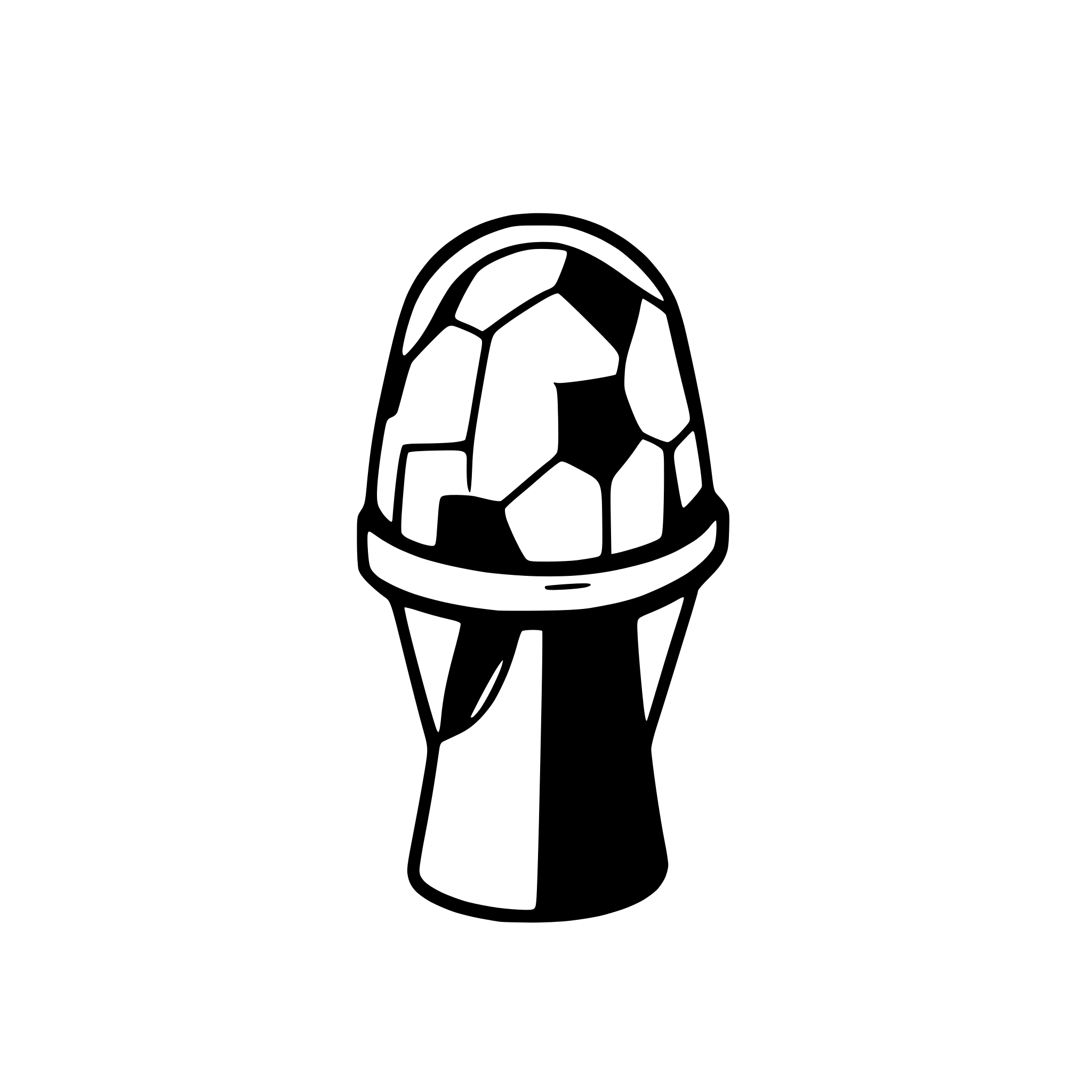 AI-generated SVG of 'soccer cone'