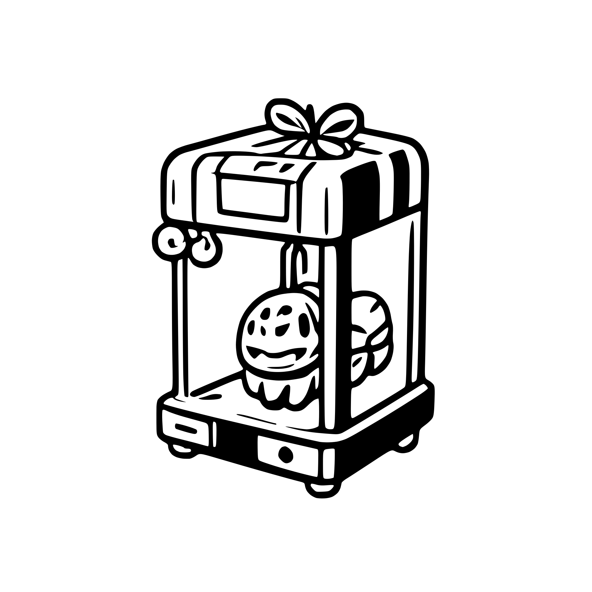 AI-generated SVG of 'a claw machine claw for mobile game'