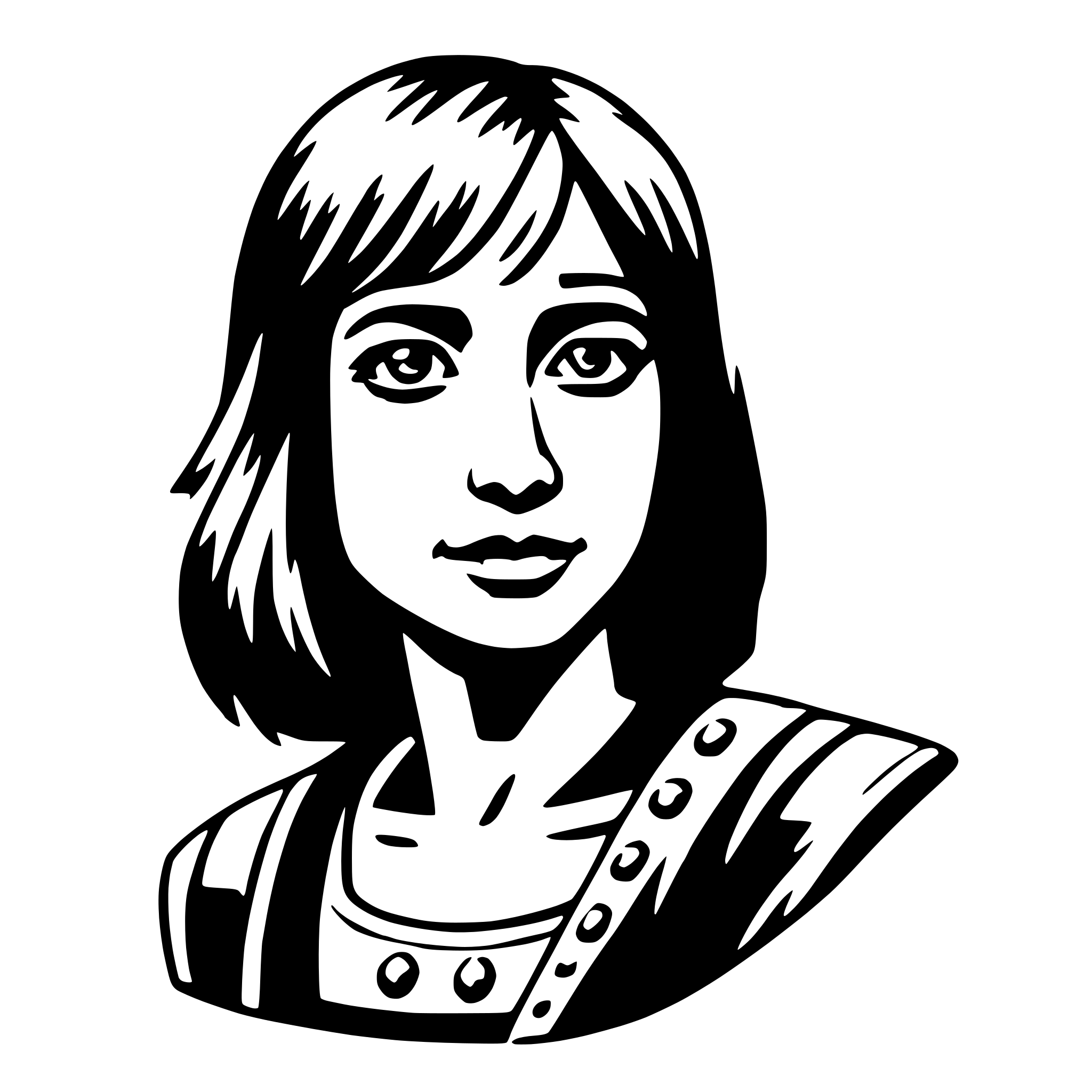 AI-generated SVG of a ix chel