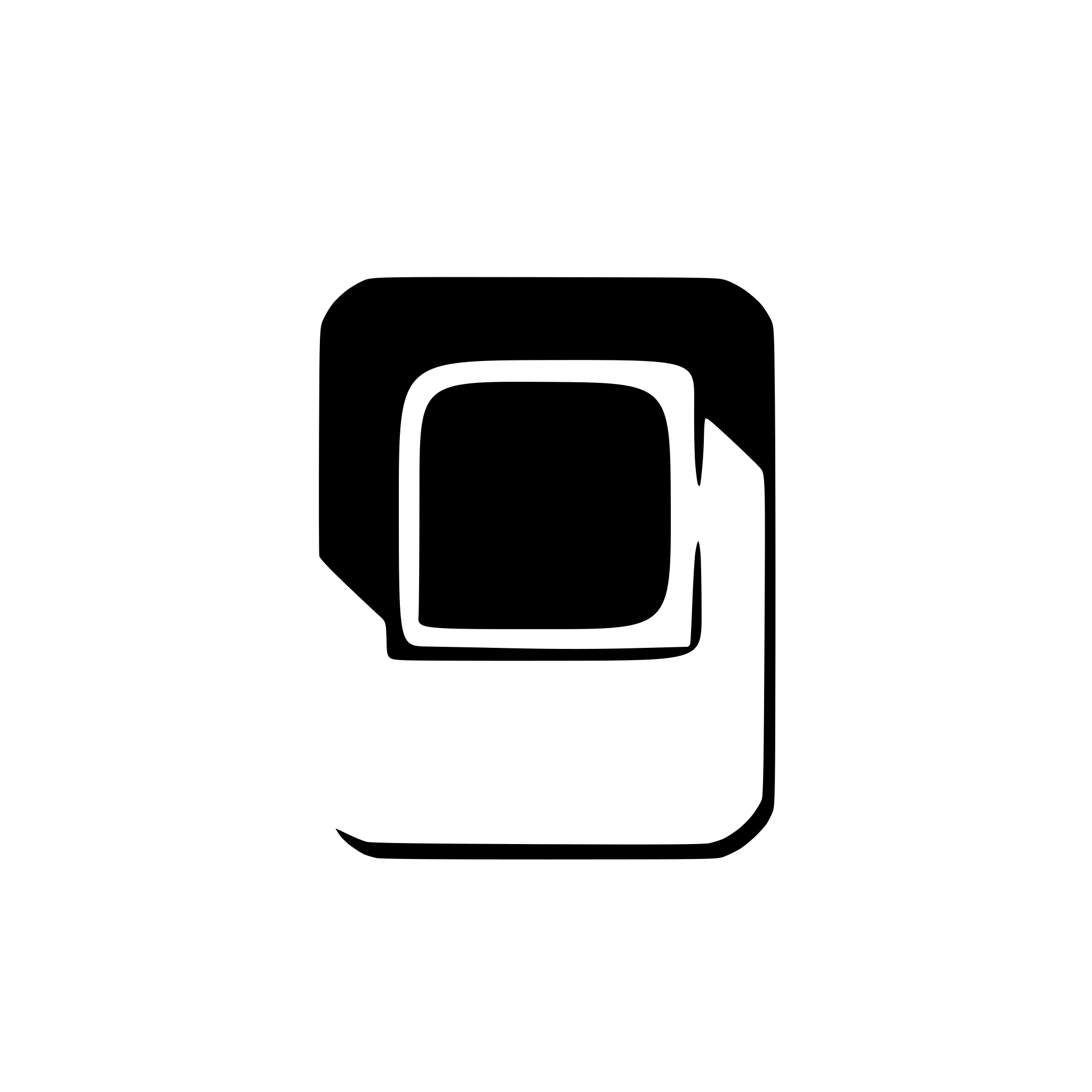 AI-generated SVG of a a grey square with a black square inside