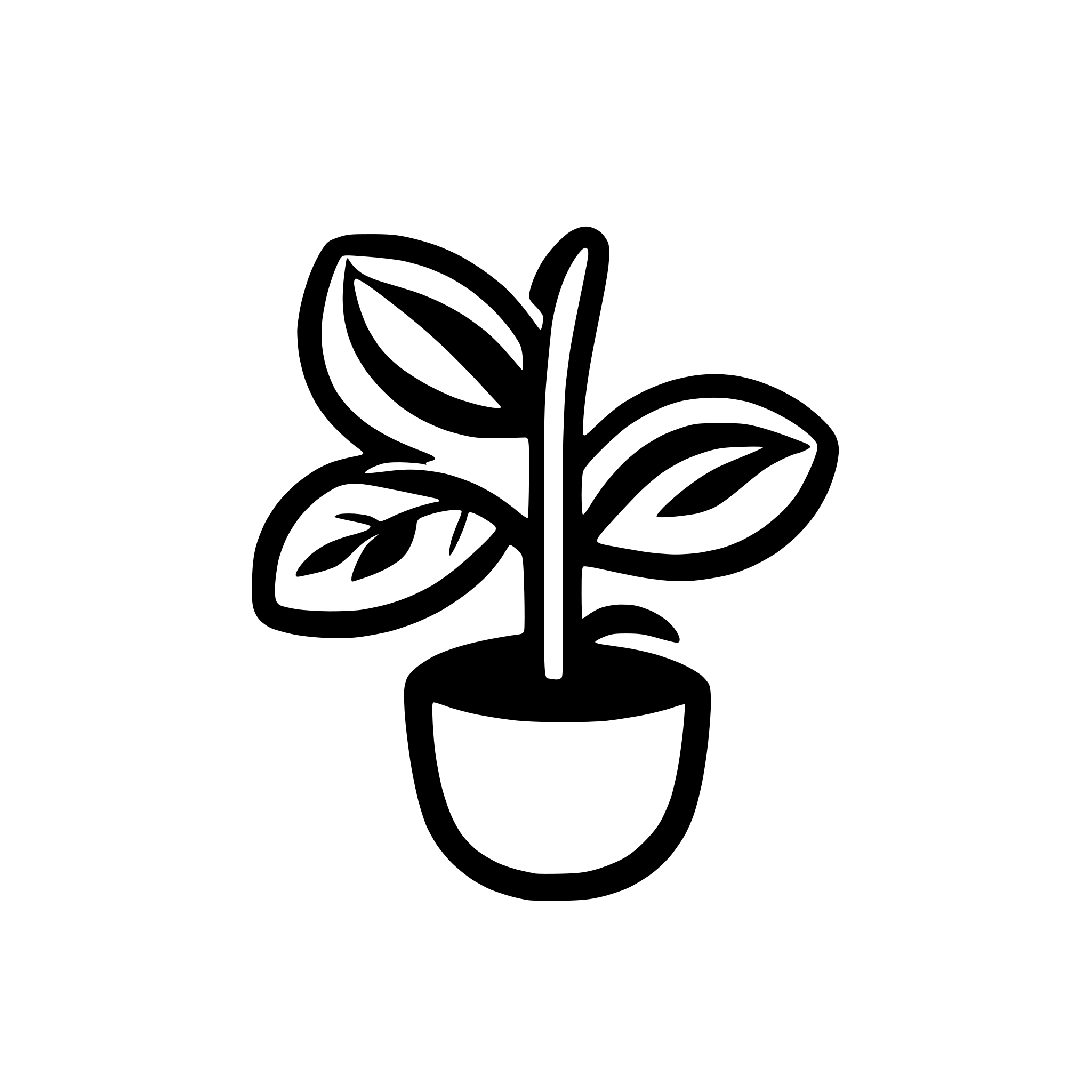 AI-generated SVG of a A simple outline of a blueberry plant with a berry