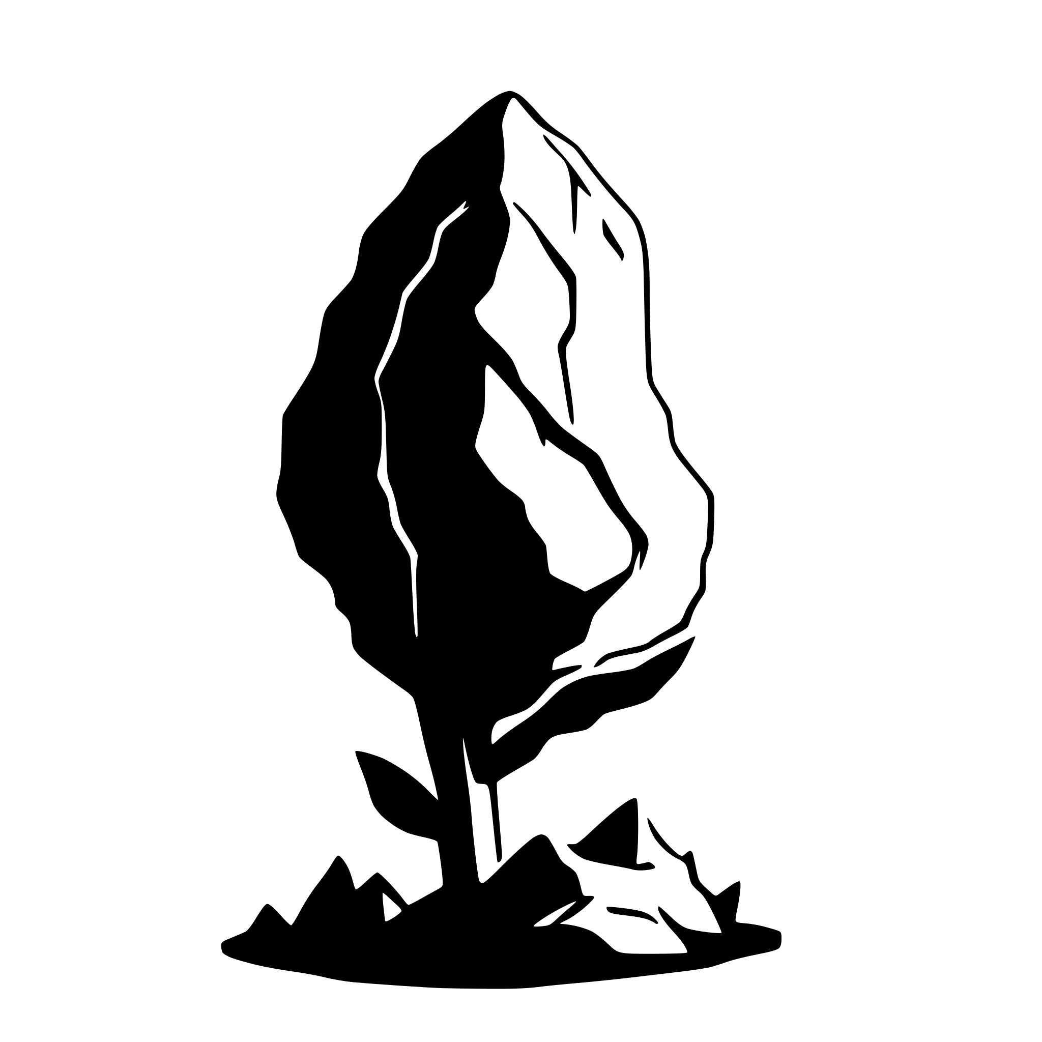 AI-generated SVG of a Generate a rock.