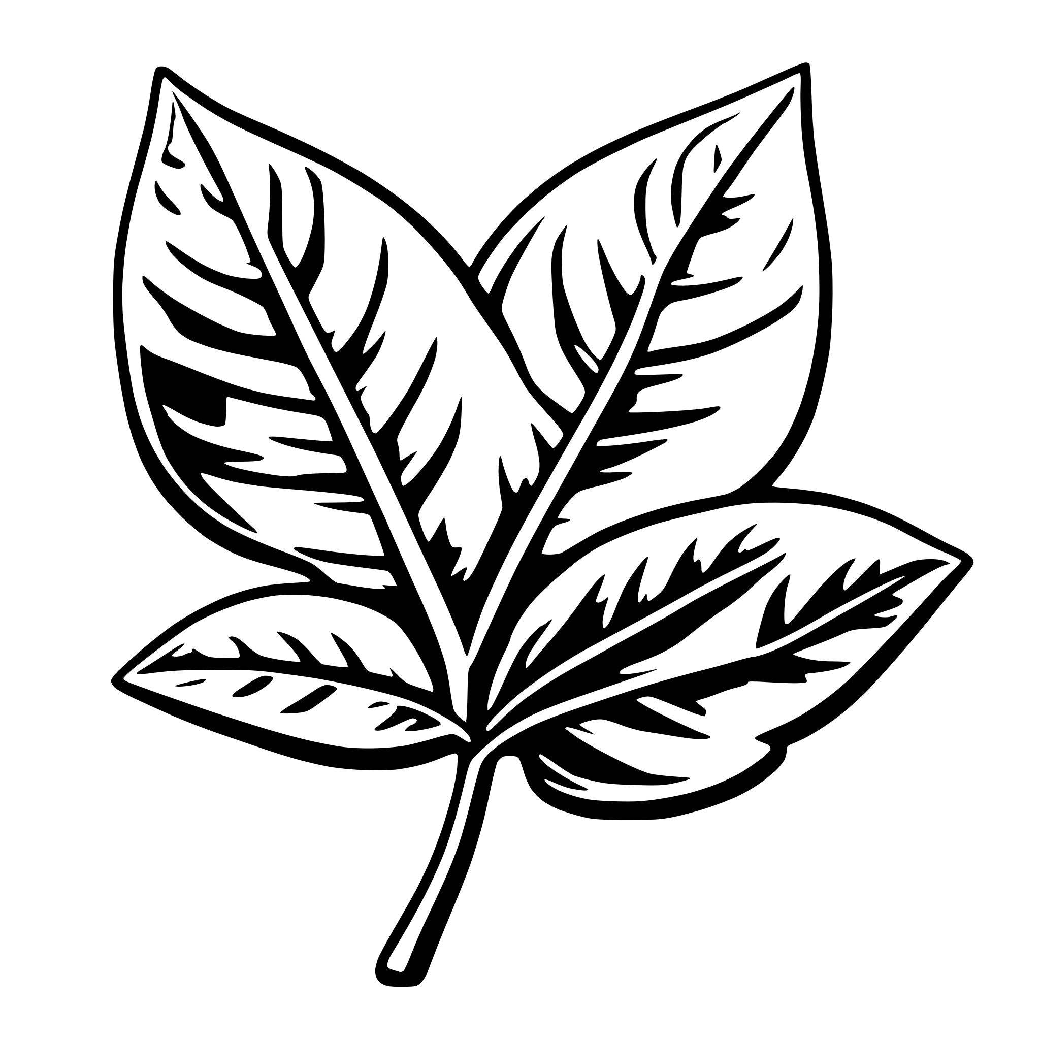 AI-generated SVG of 'Leaf green colours'