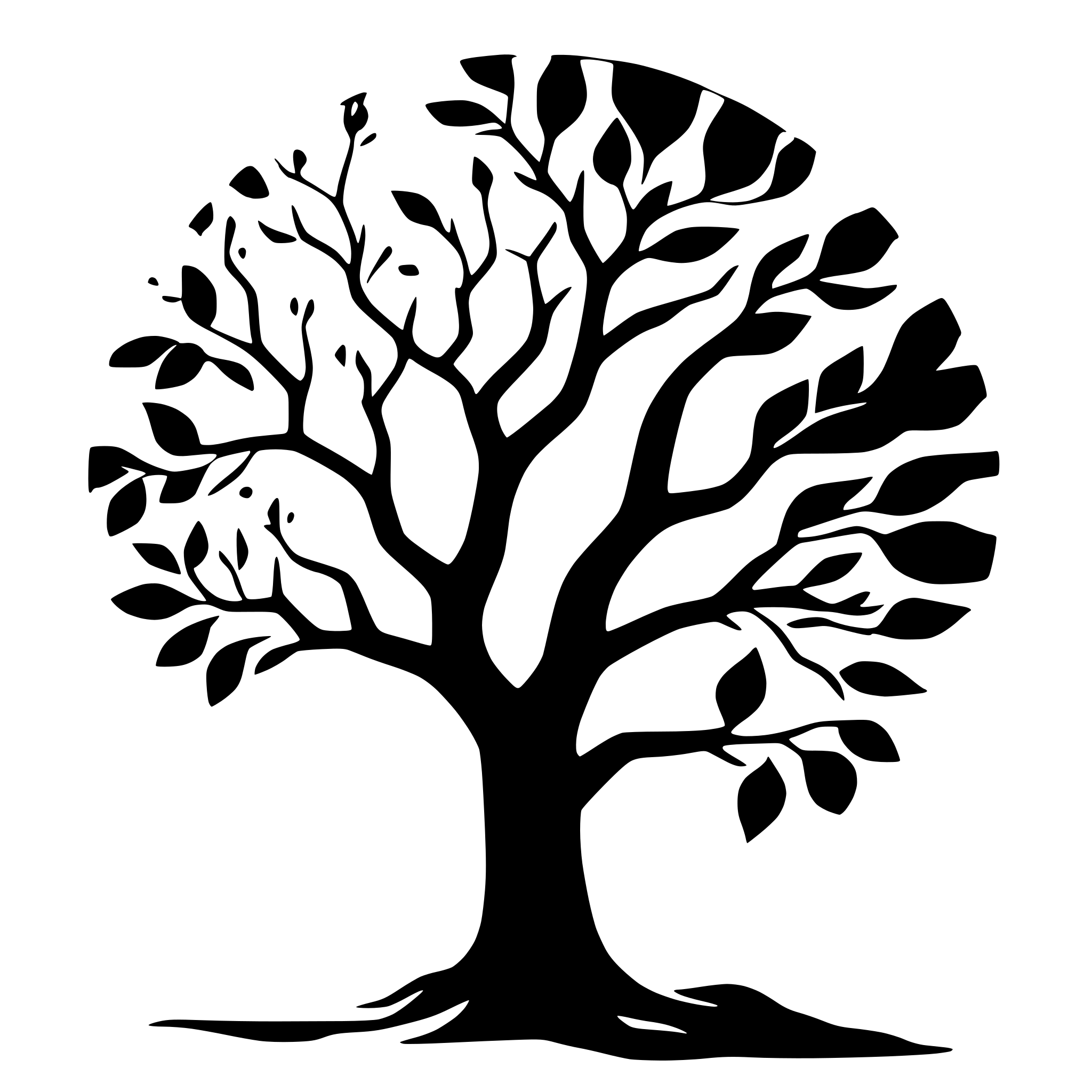 AI-generated SVG of a ai tree accelator