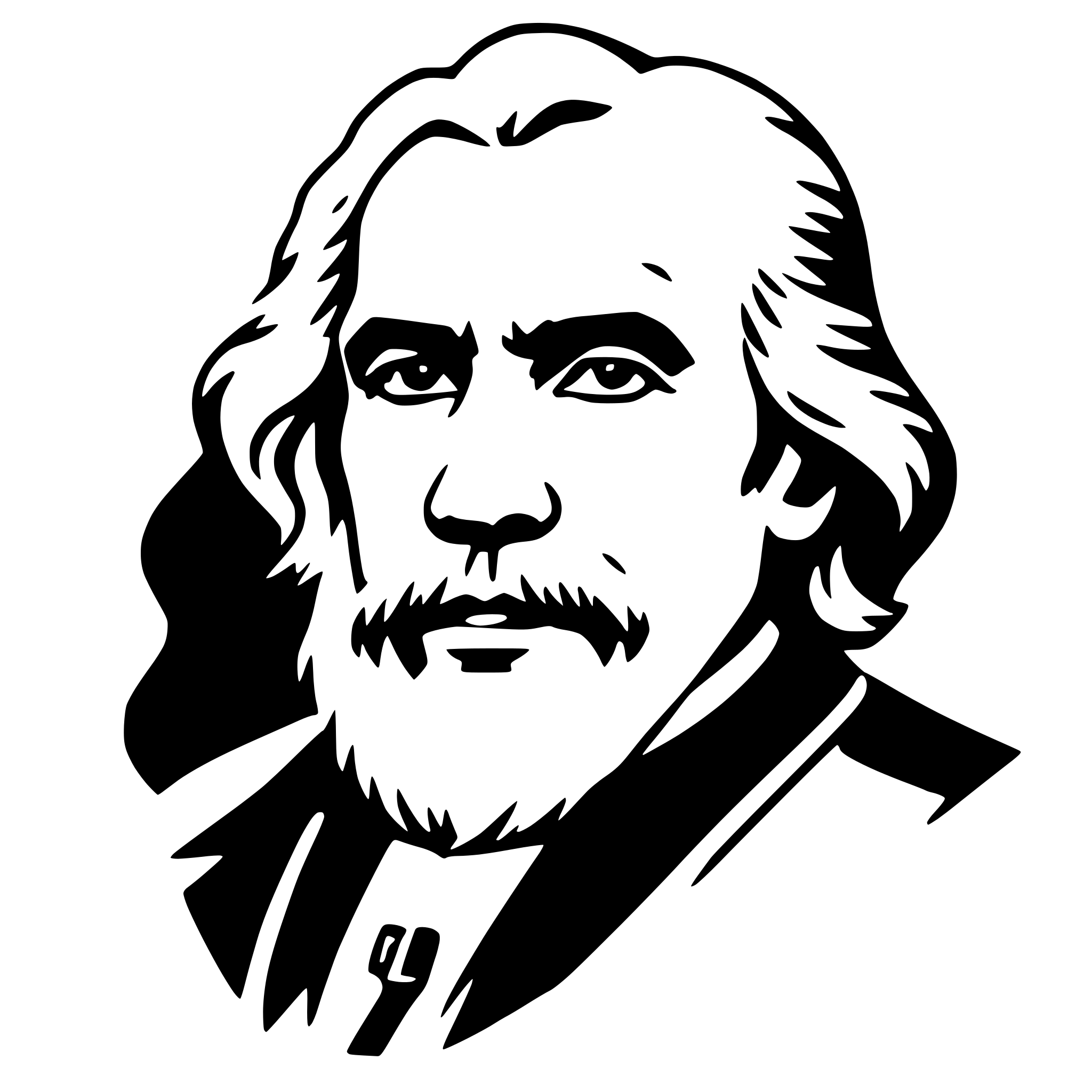AI-generated SVG of 'leo tolstoy'