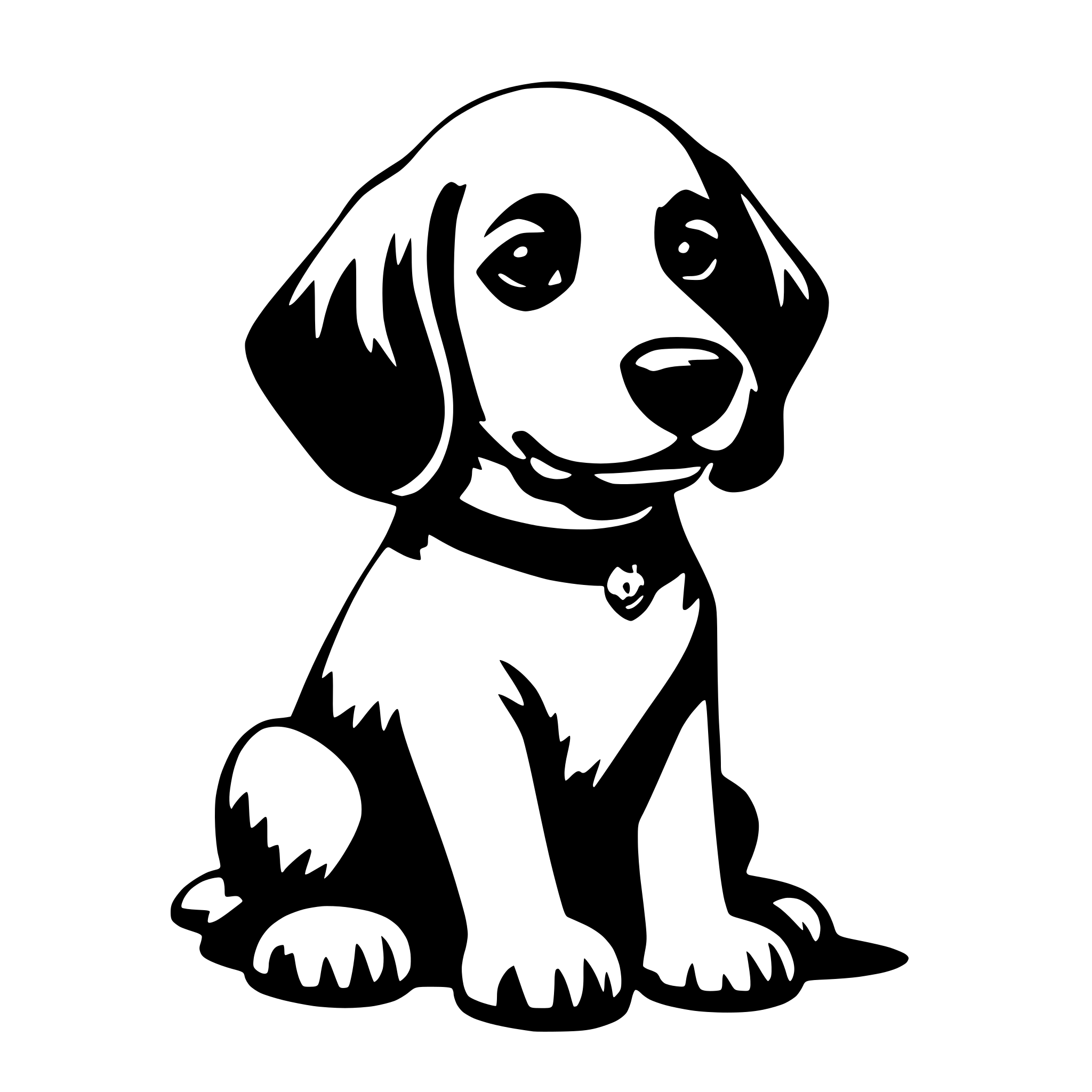 AI-generated SVG of 'Dog'