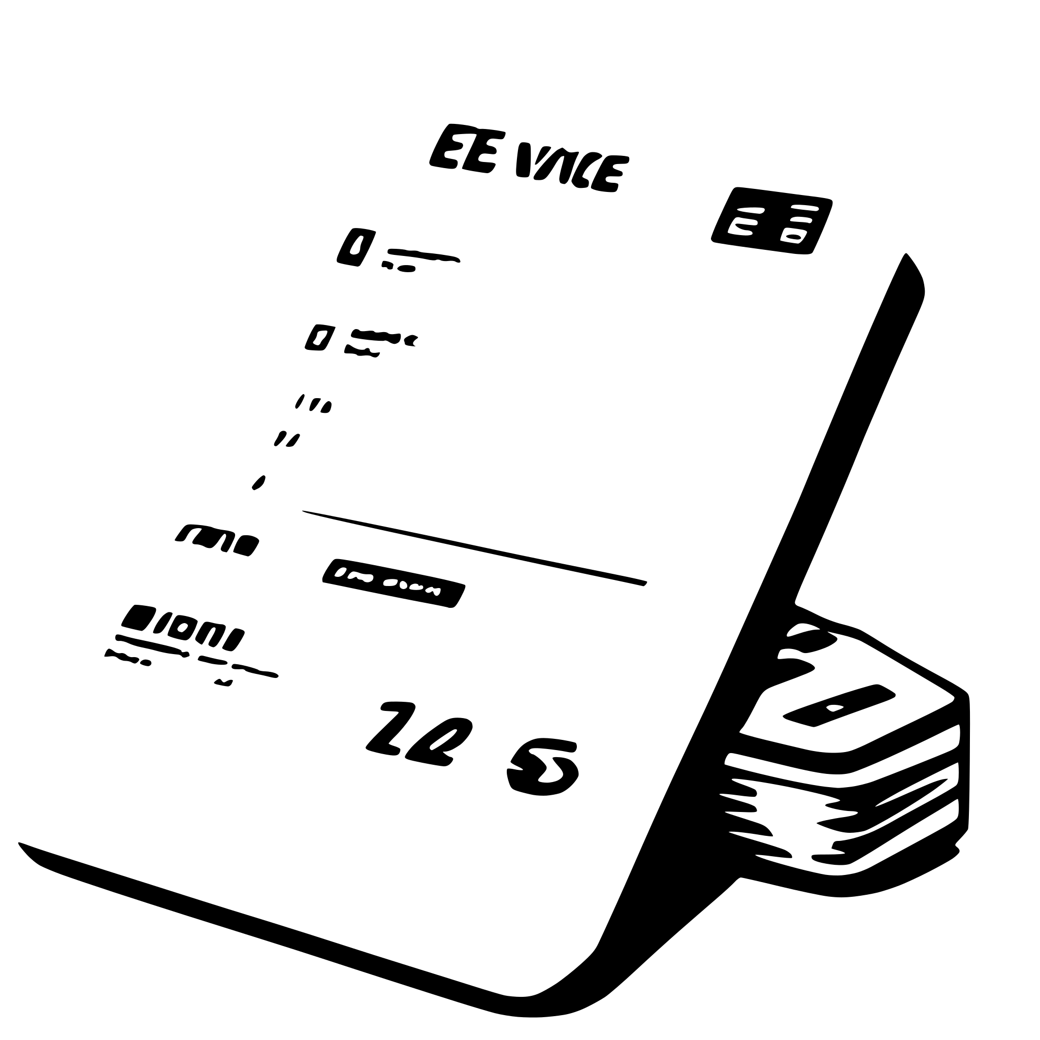 AI-generated SVG of a e invoice