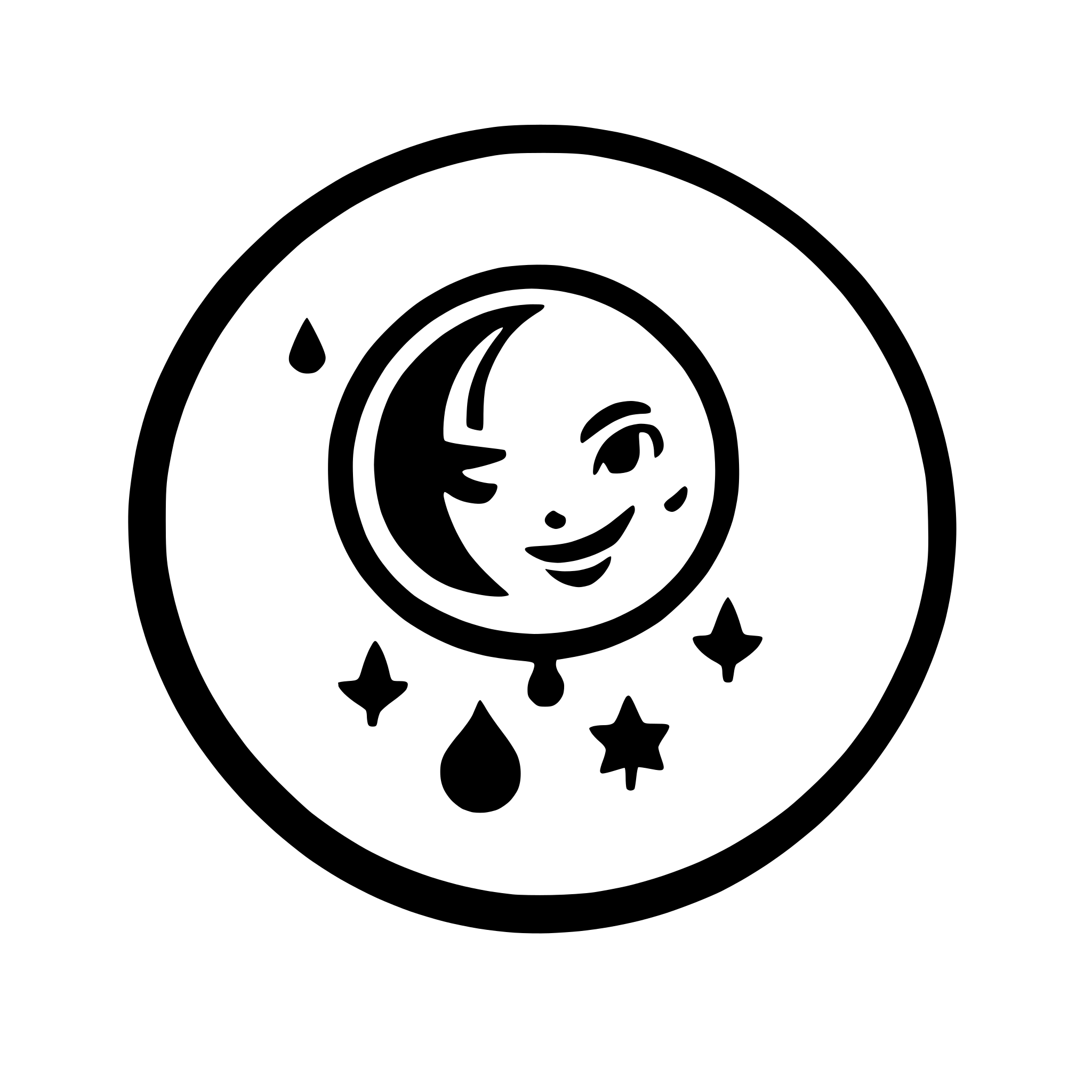 AI-generated SVG of a moon upload
