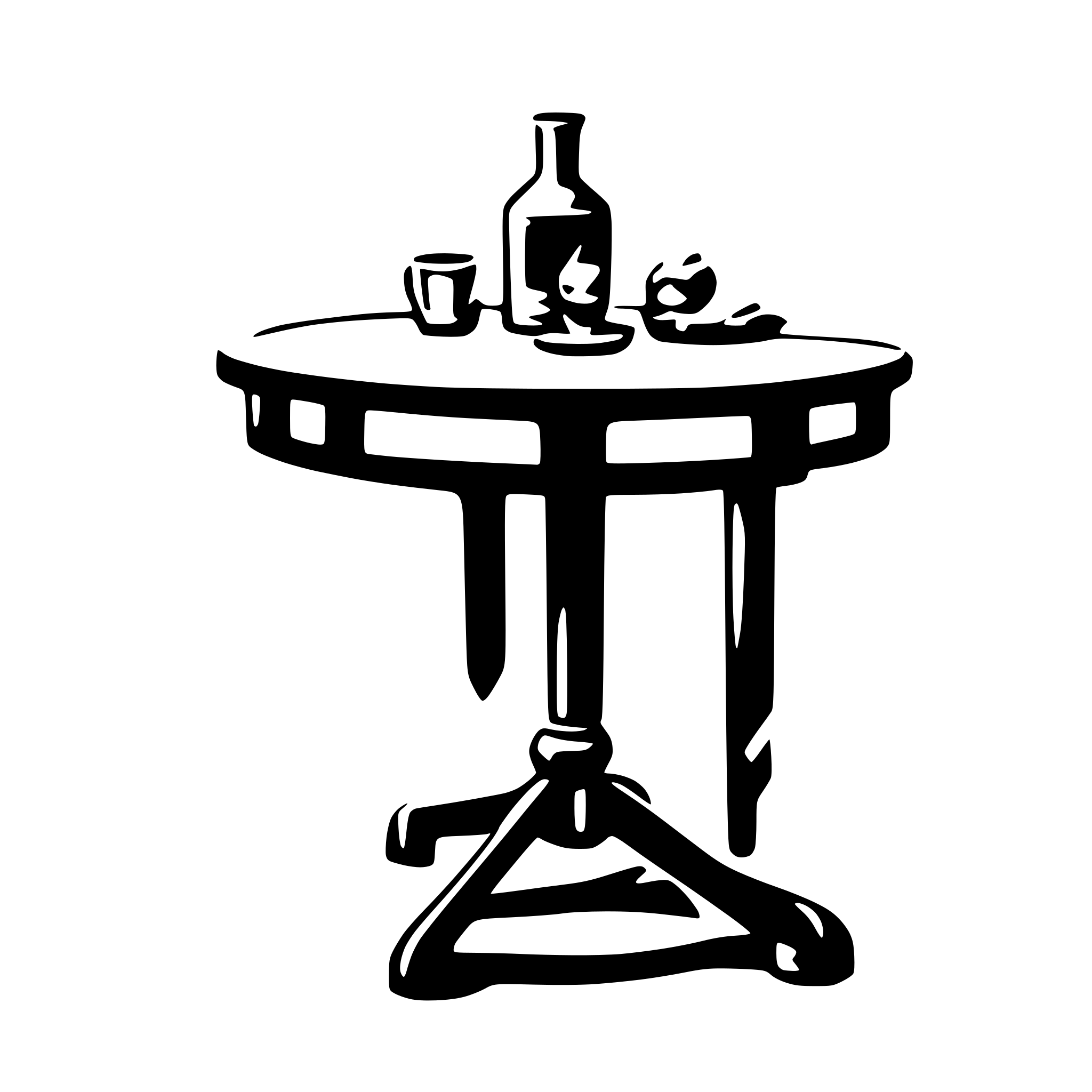 AI-generated SVG of a table