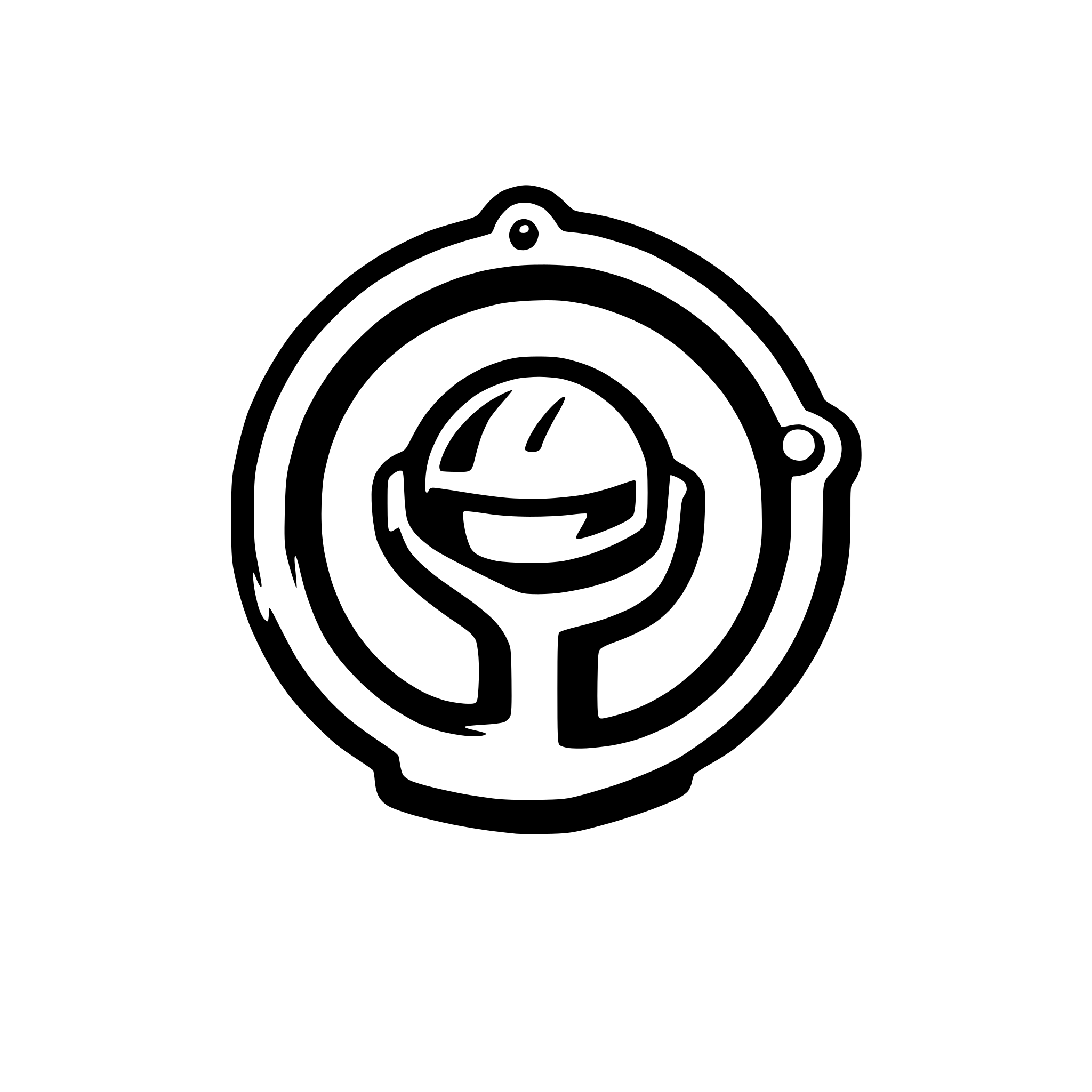 AI-generated SVG of 'Web app simple logo for an AI callbot agent'