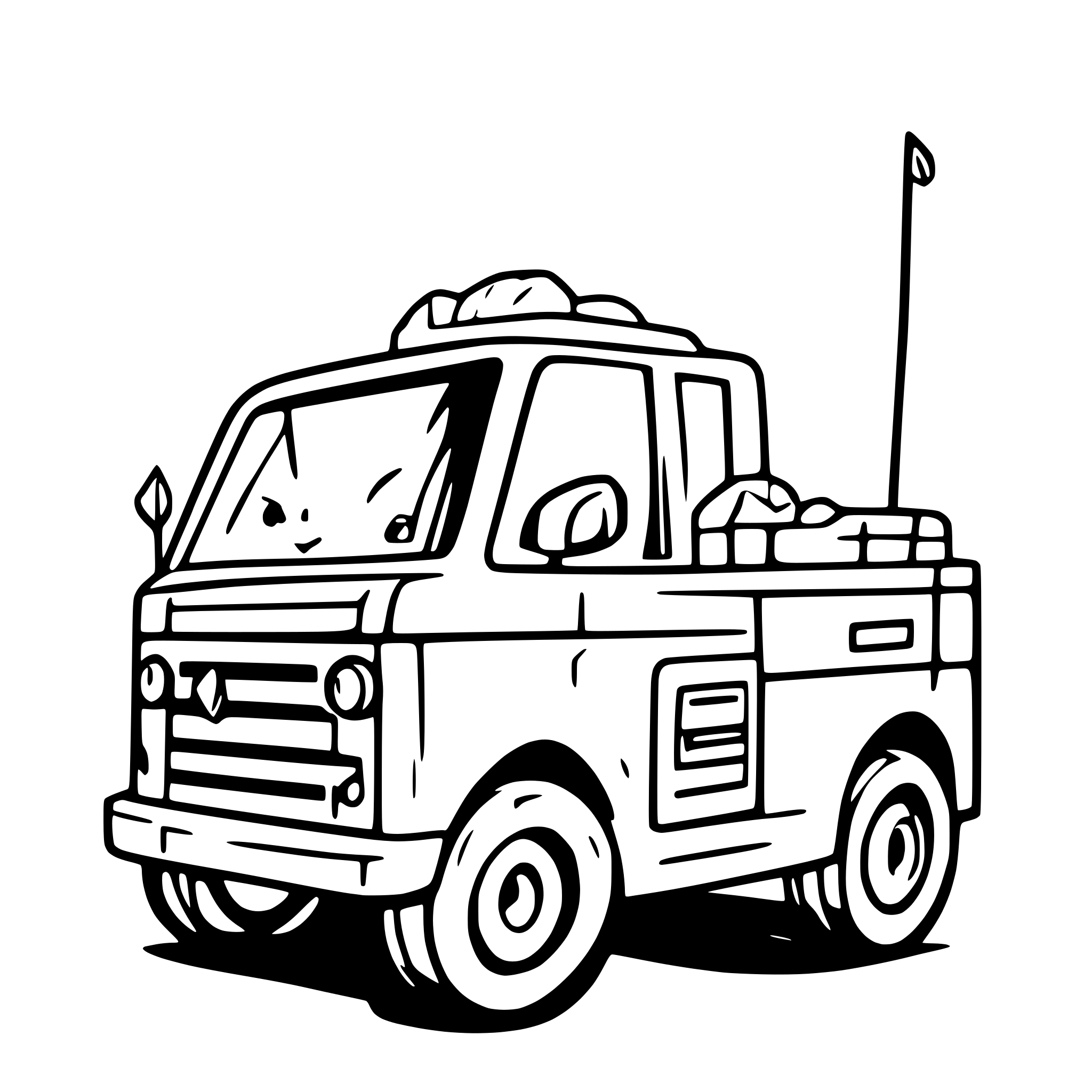 AI-generated SVG of 'mini truck'