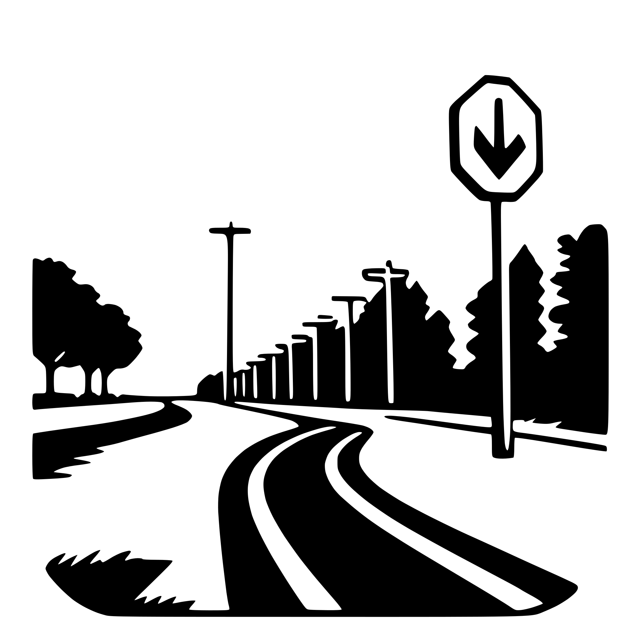 AI-generated SVG of 'traffic sign'