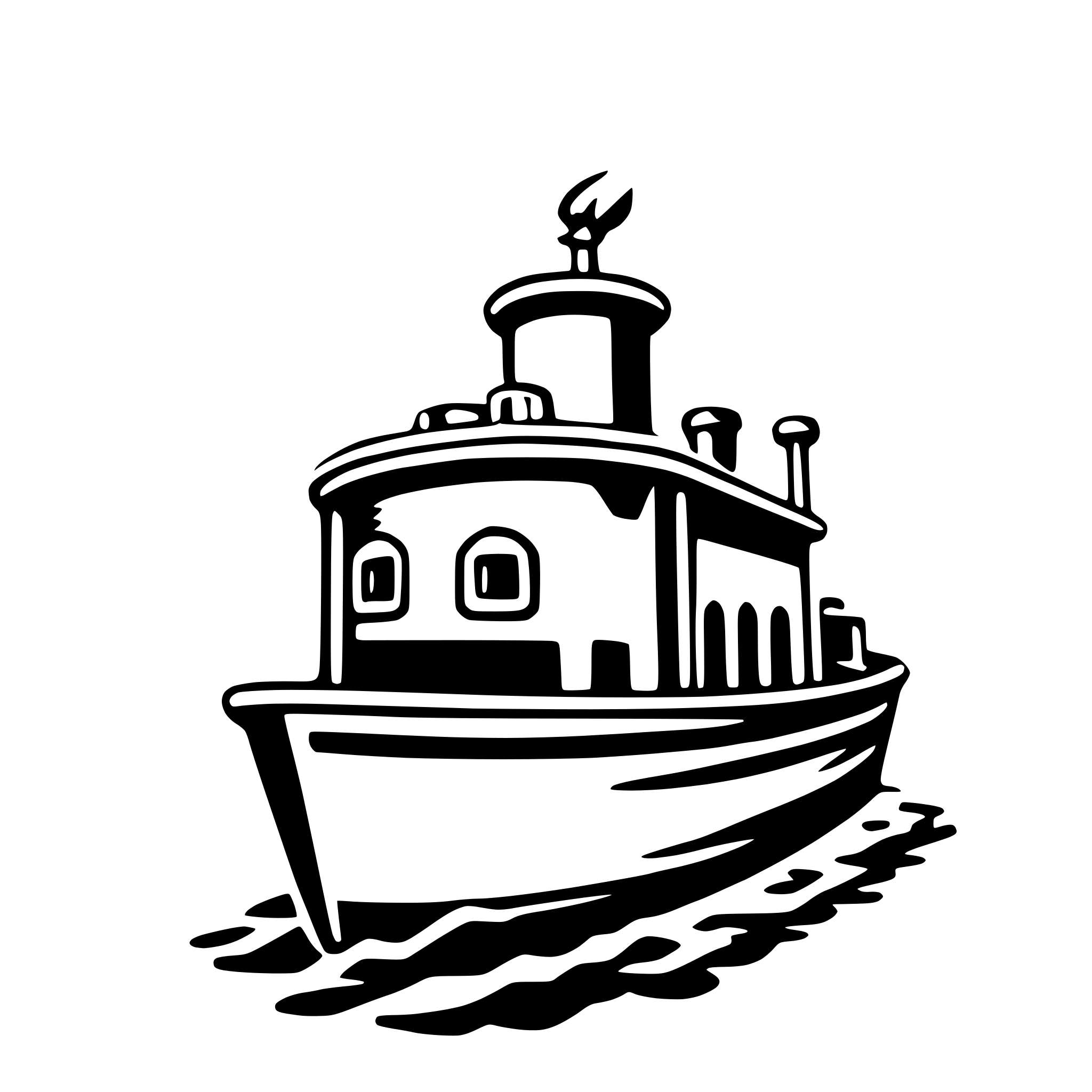 AI-generated SVG of 'steamer'