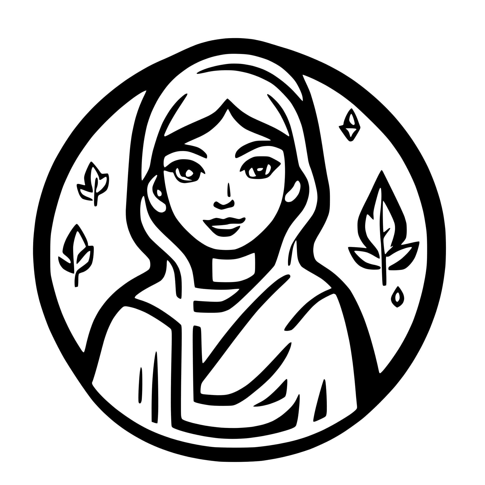 AI-generated SVG of a an icon of kuberenets