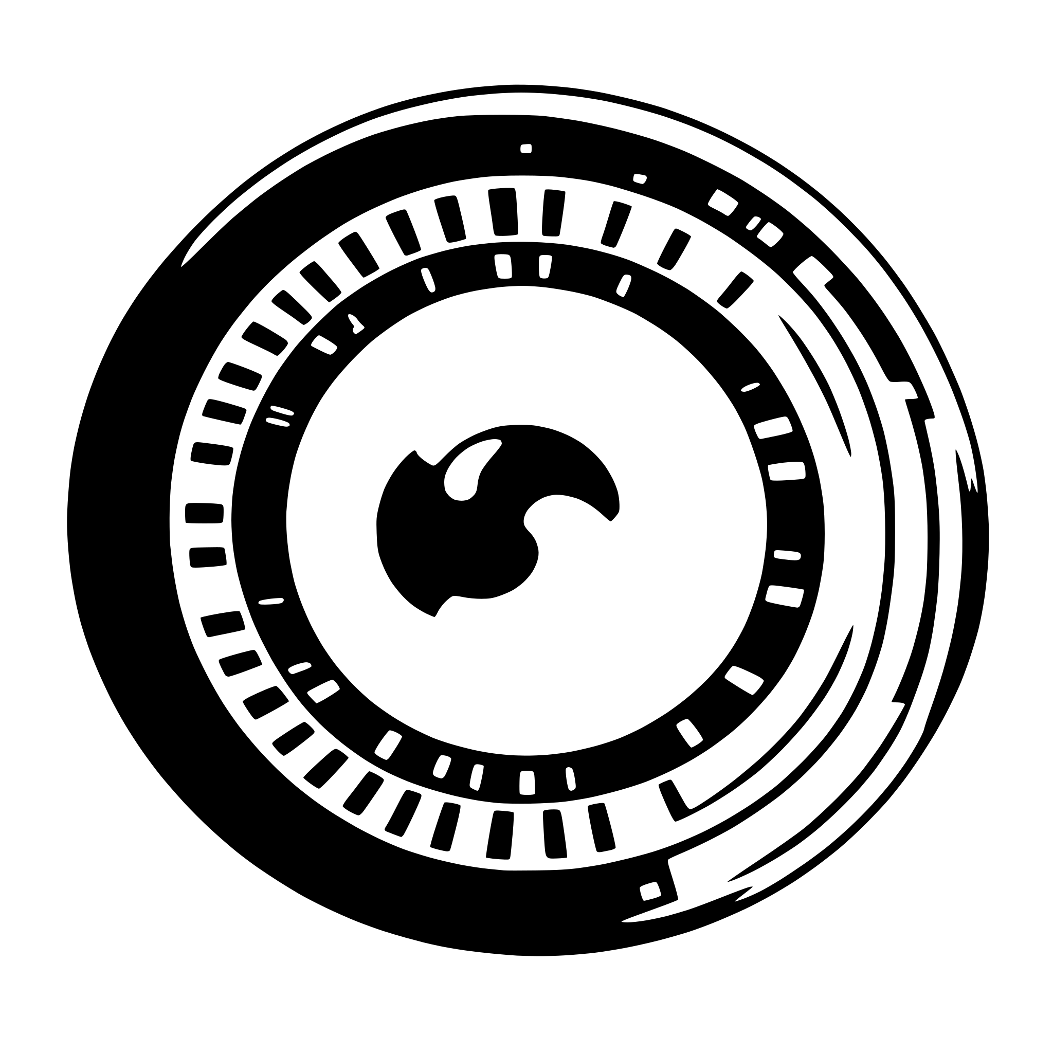 AI-generated SVG of 'logo, movie, cinema, minimalist, abstract, lens, aperature, open source'