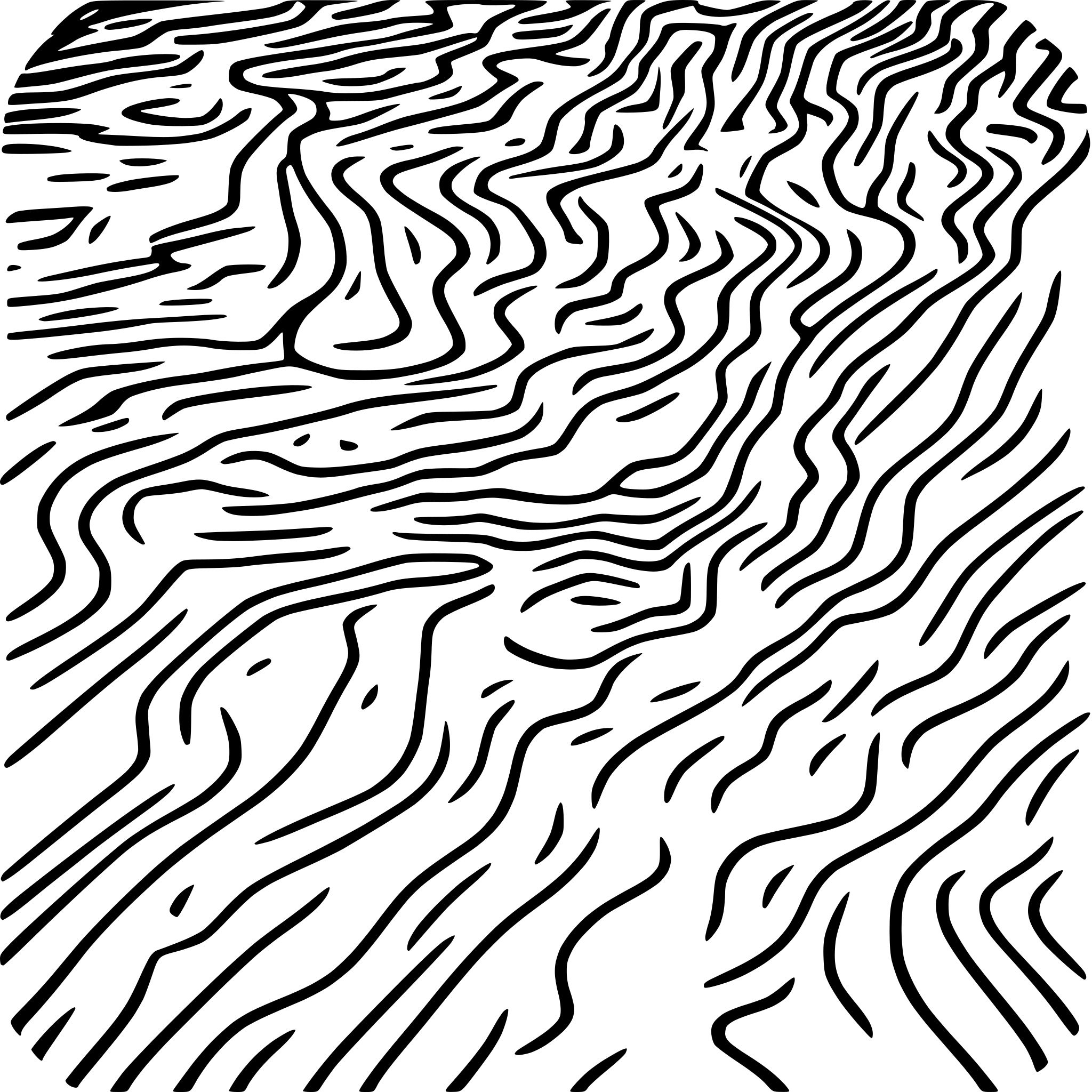 AI-generated SVG of 'topographic lines of a map'