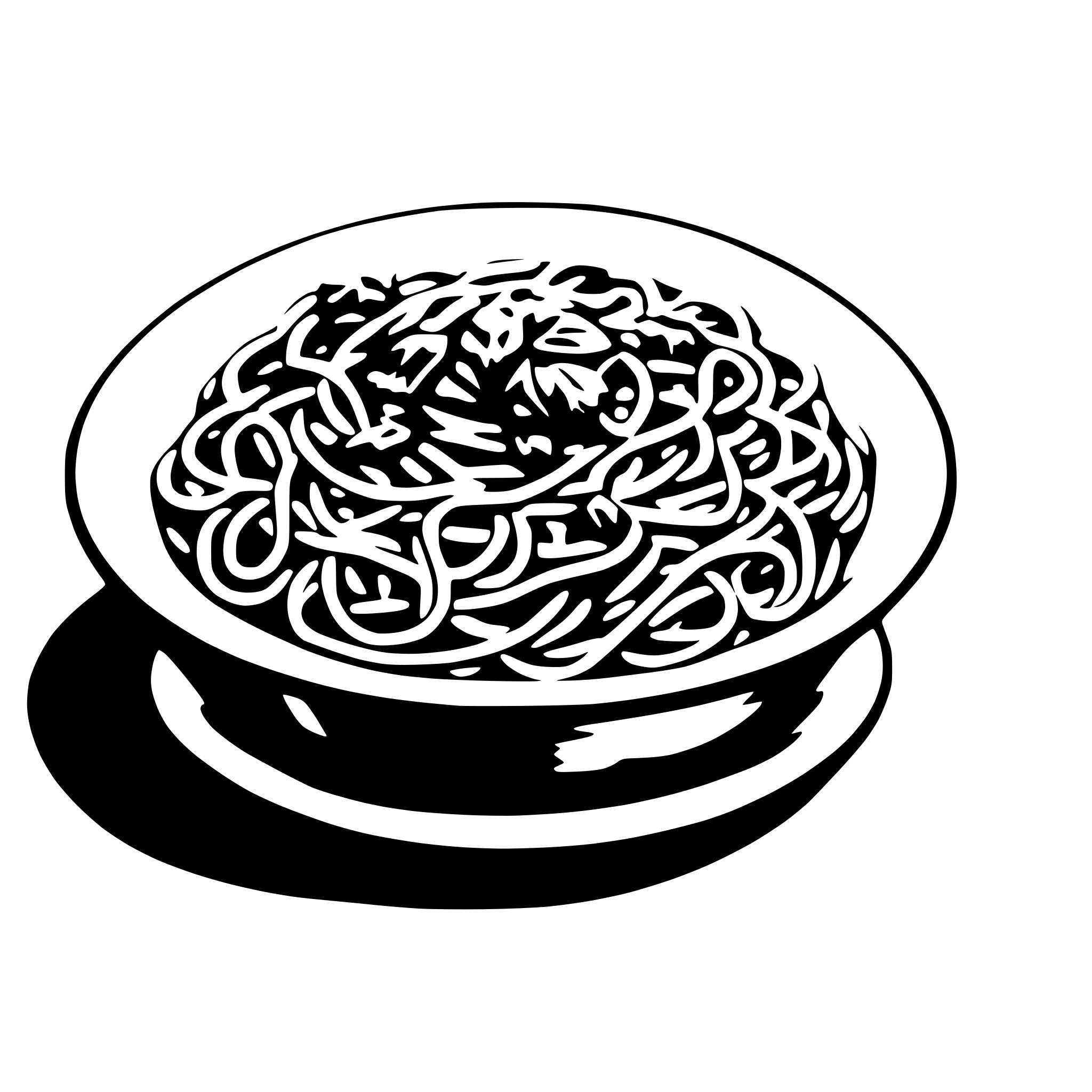 AI-generated SVG of 'spagetti teller'