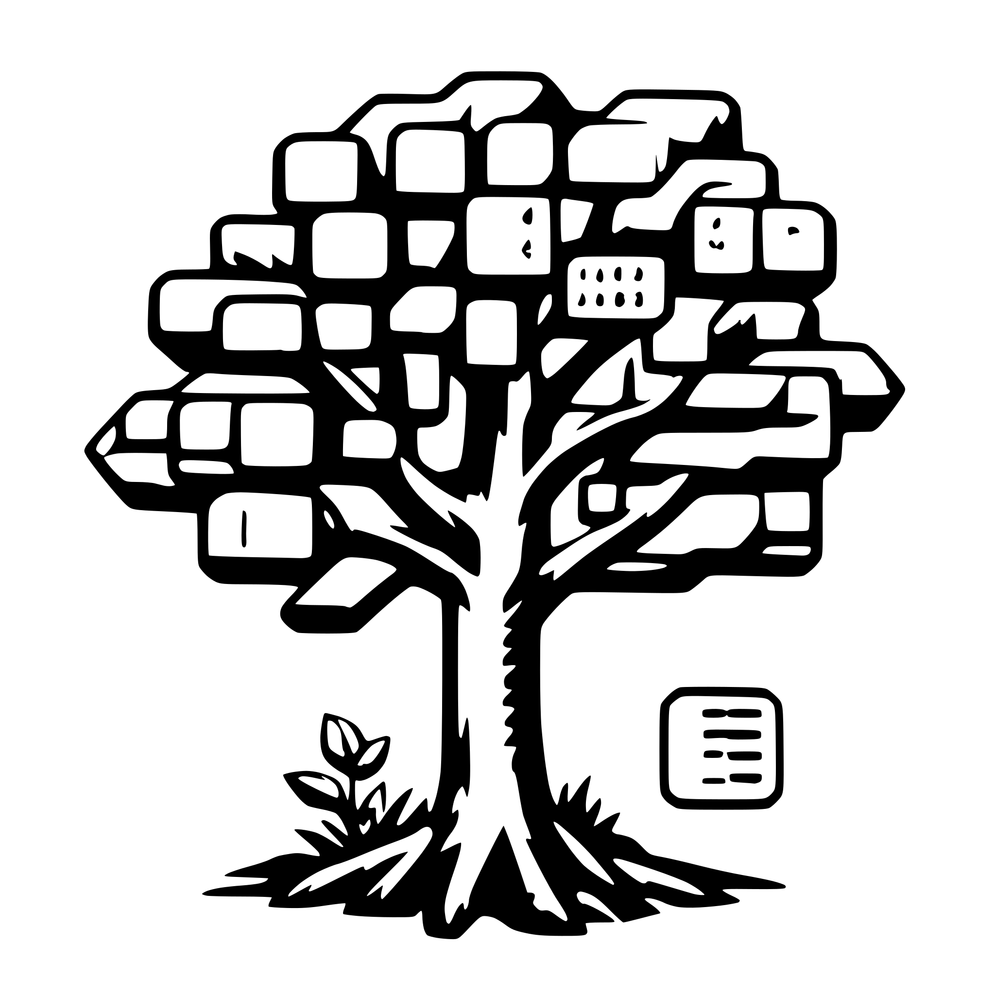 AI-generated SVG of a Spreadsheet growing on a tree