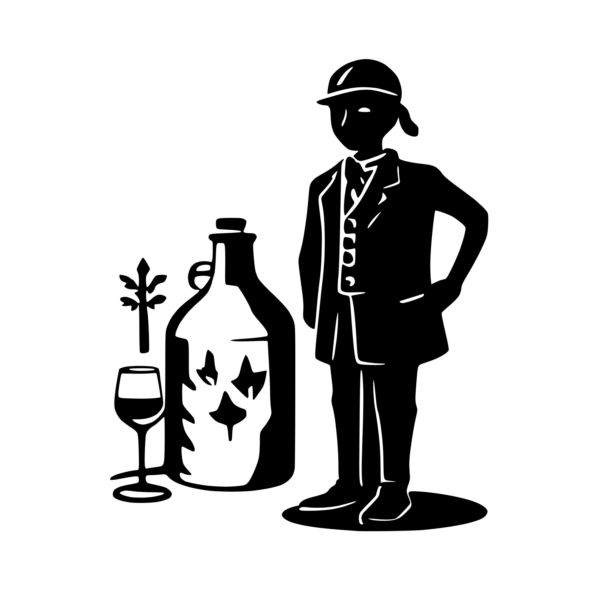 AI-generated SVG of a a cool icon for an old tavern