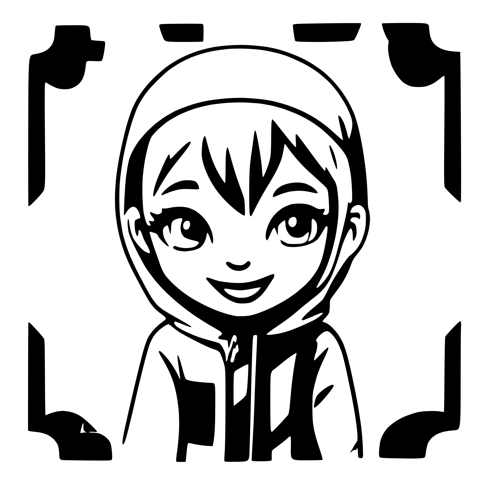 AI-generated SVG of a square tarpaulin