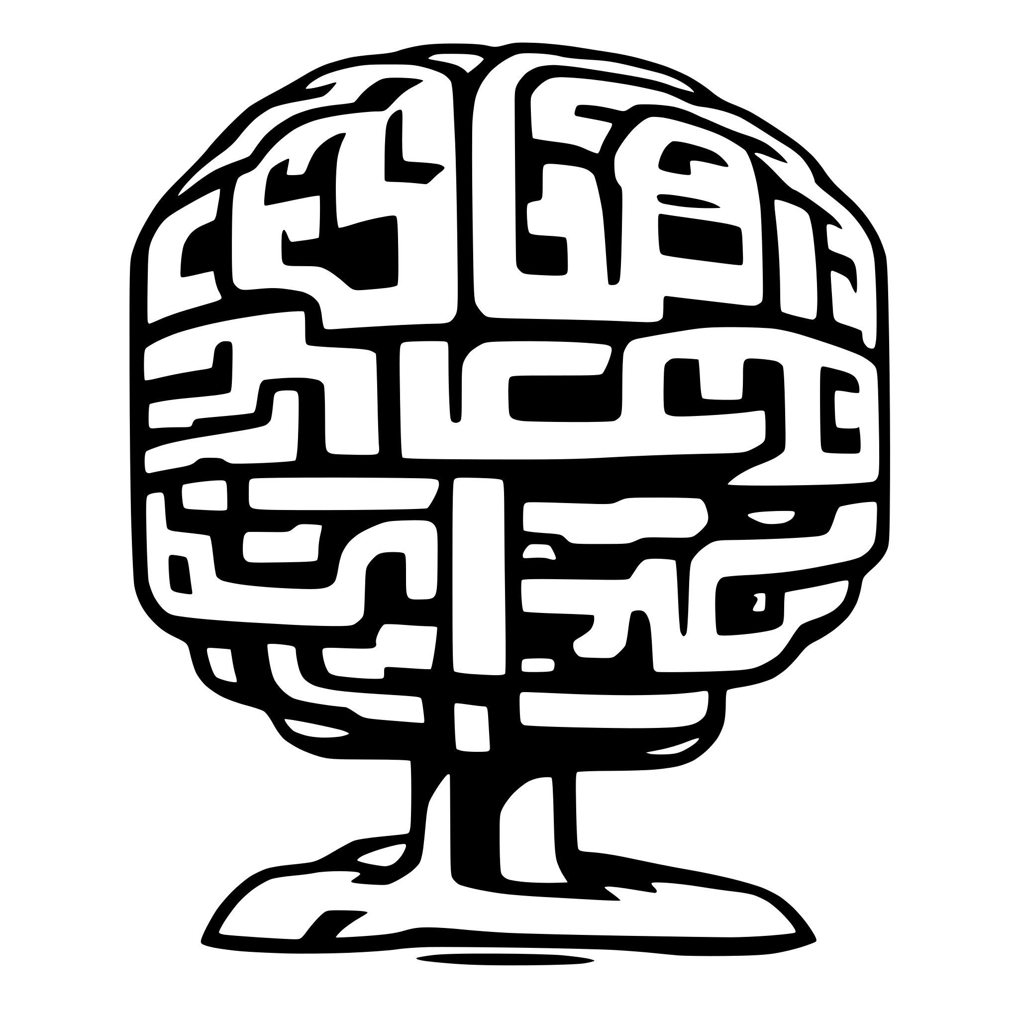 AI-generated SVG of a brainbox