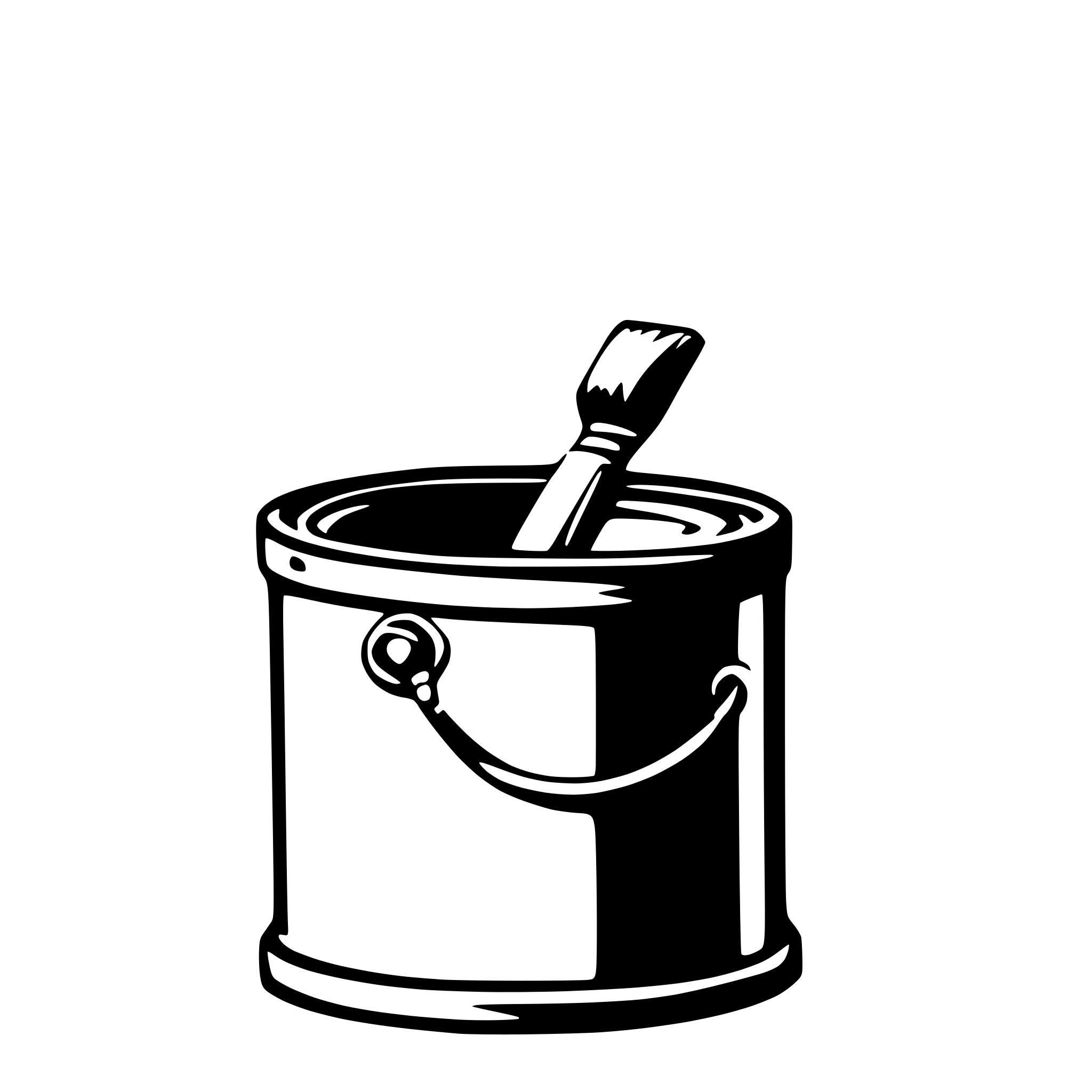 AI-generated SVG of 'Paint can'