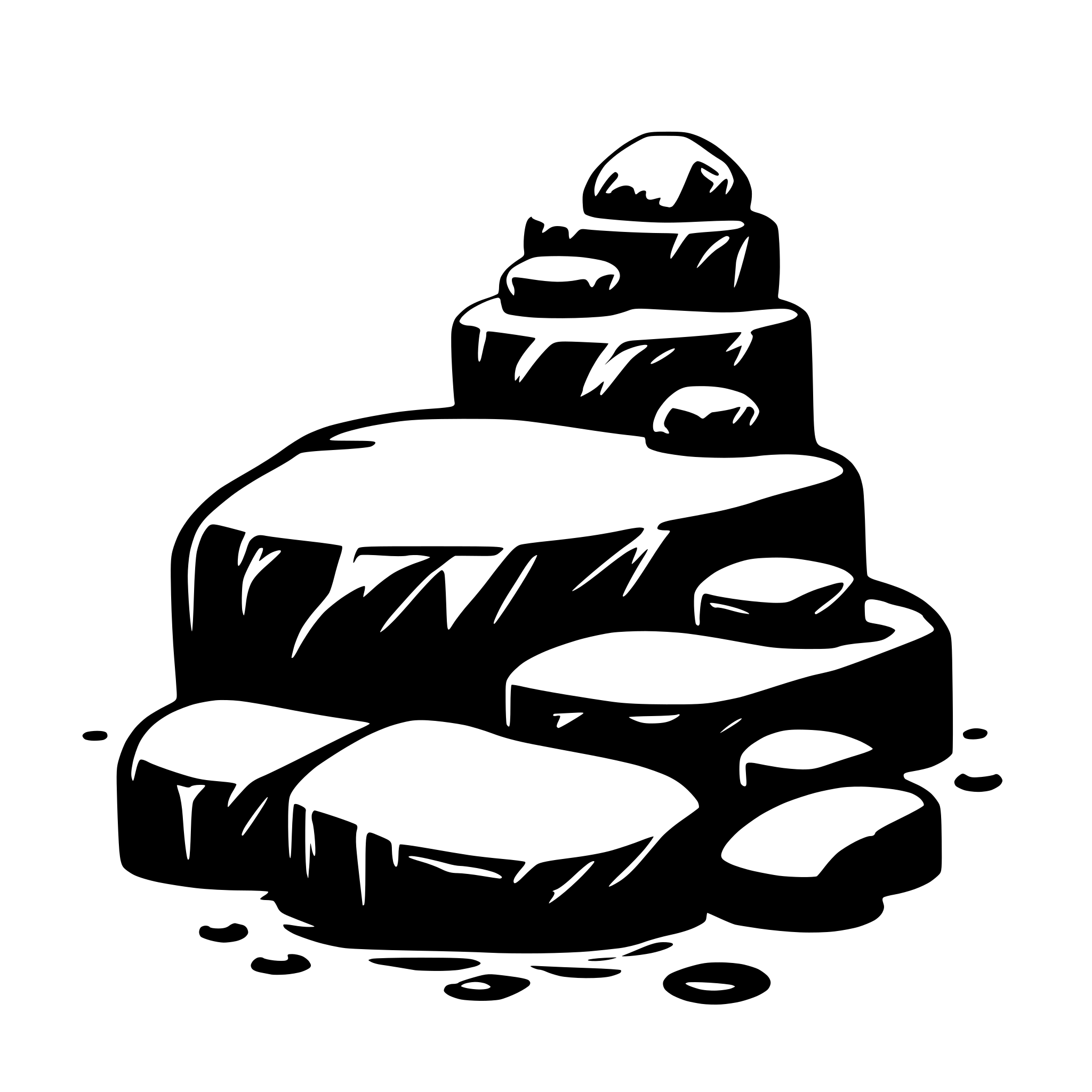 AI-generated SVG of a water stones