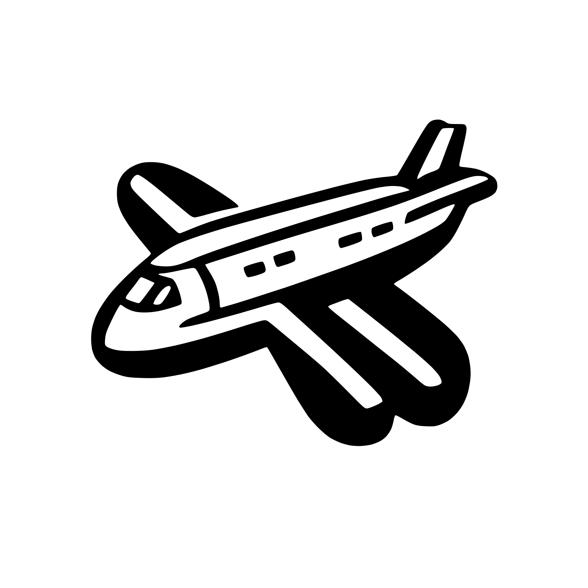 AI-generated SVG of a airplane