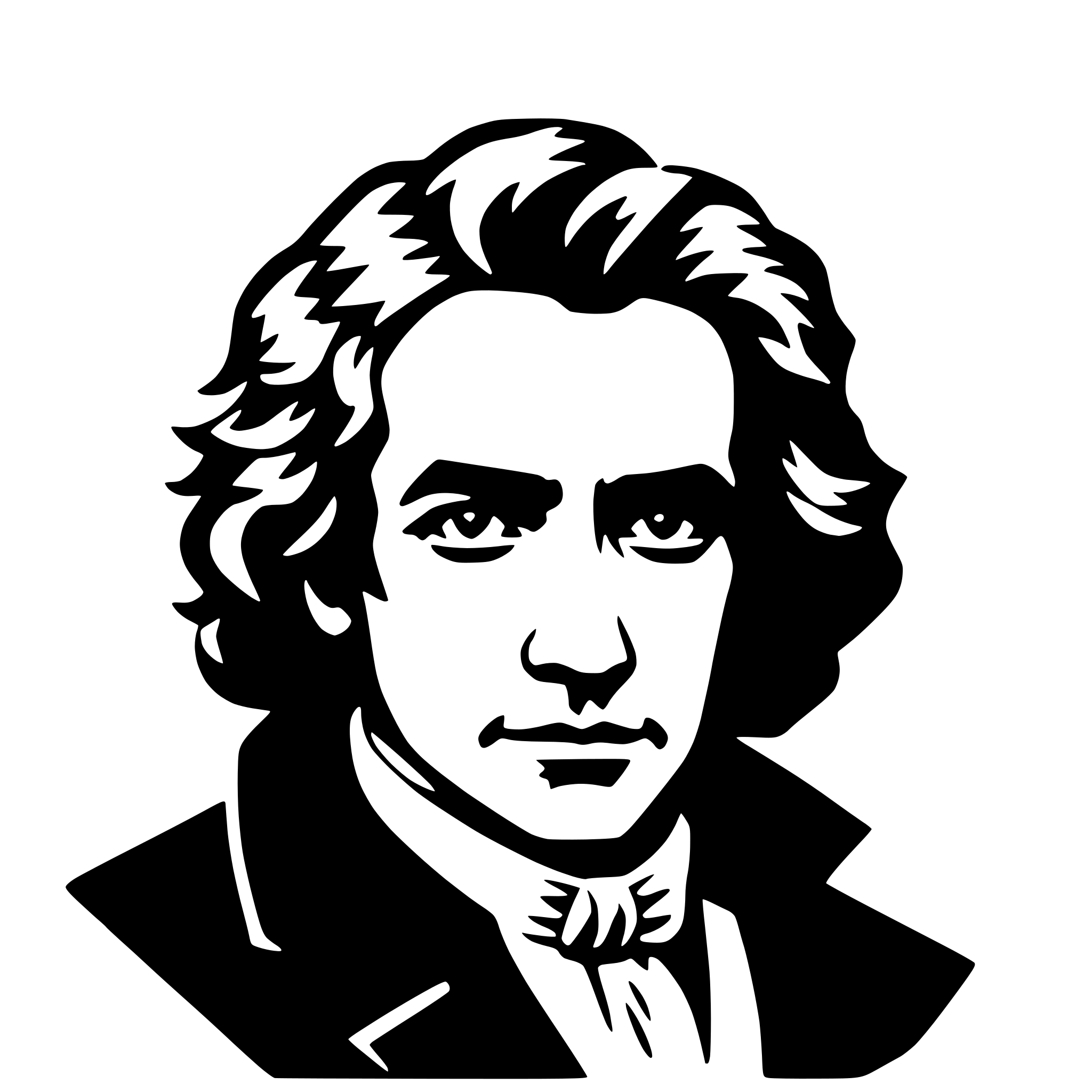 AI-generated SVG of 'ludwig van beethoven'