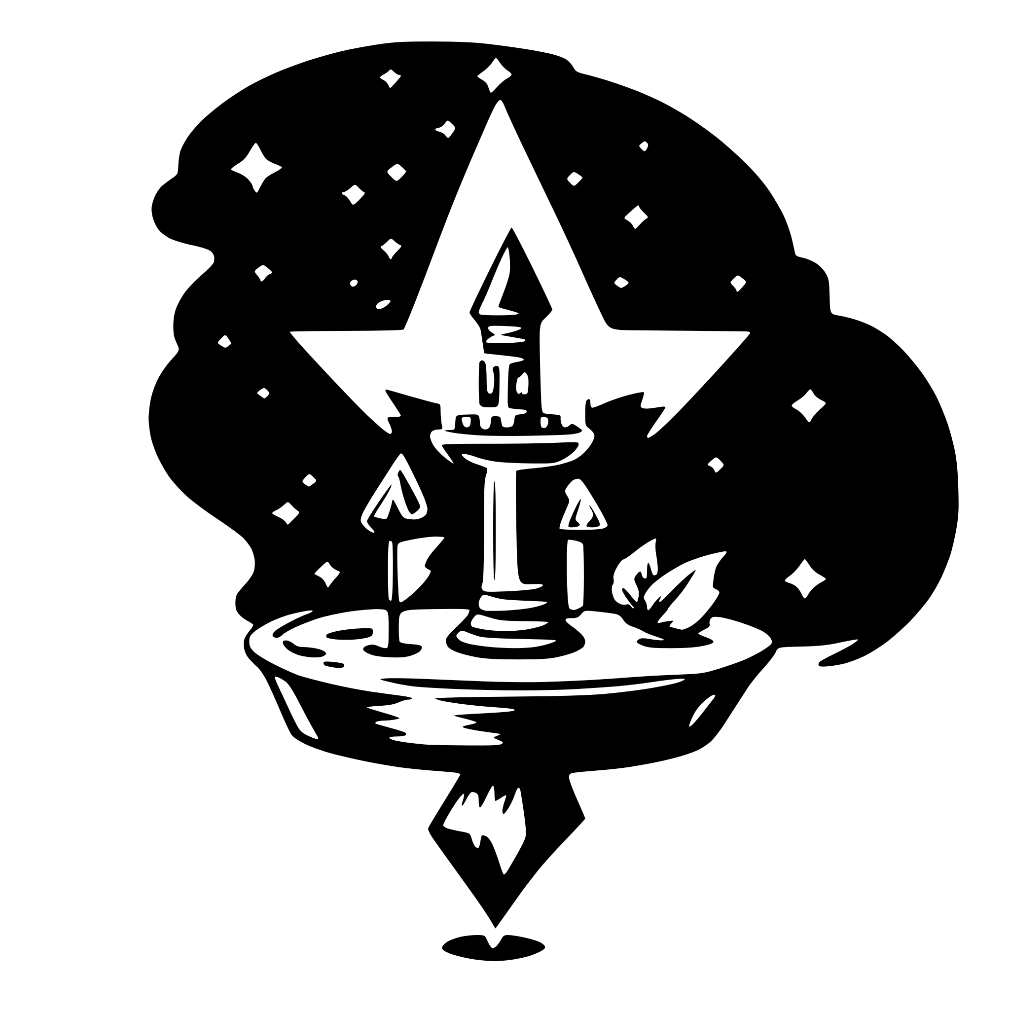 AI-generated SVG of a magic