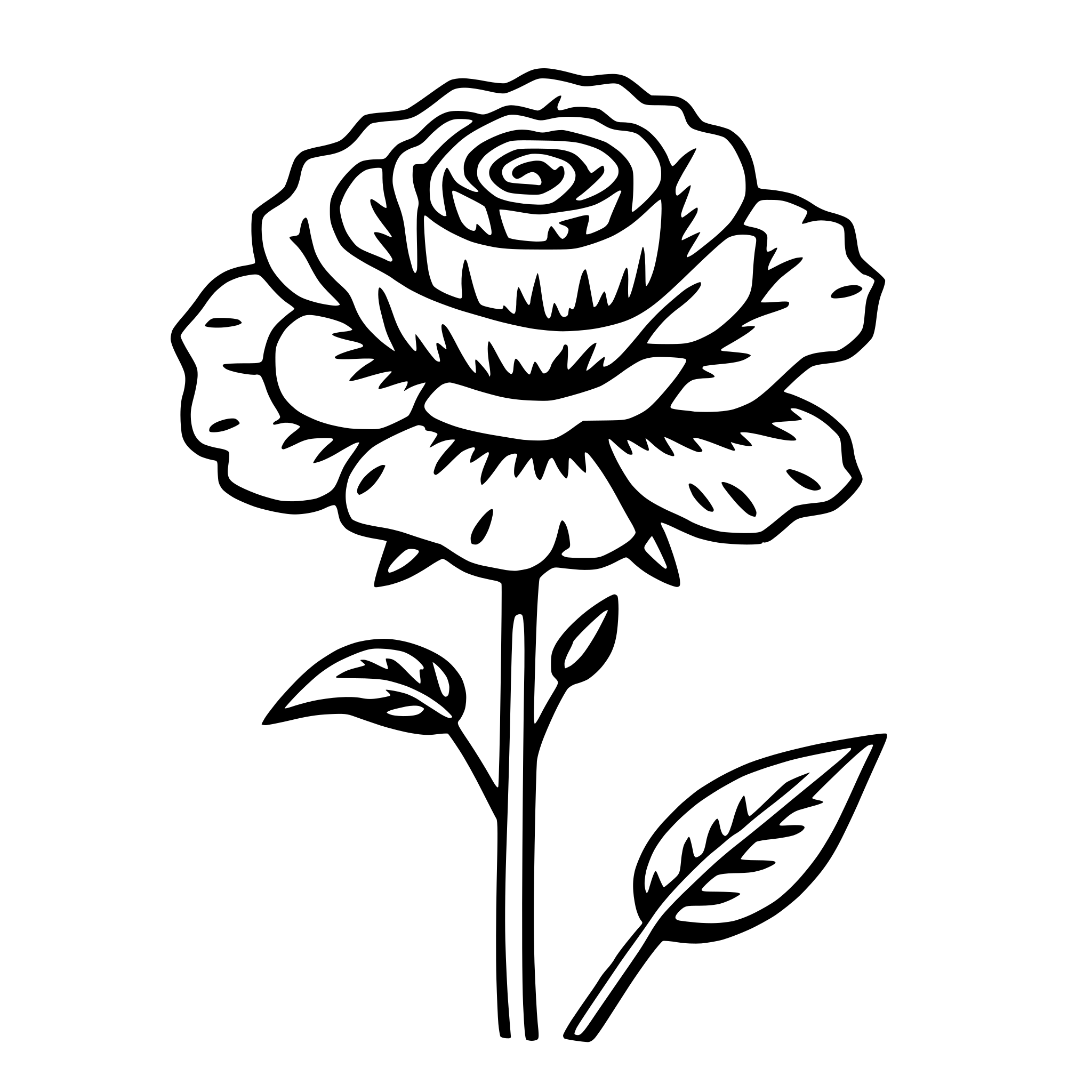 AI-generated SVG of 'carnation'