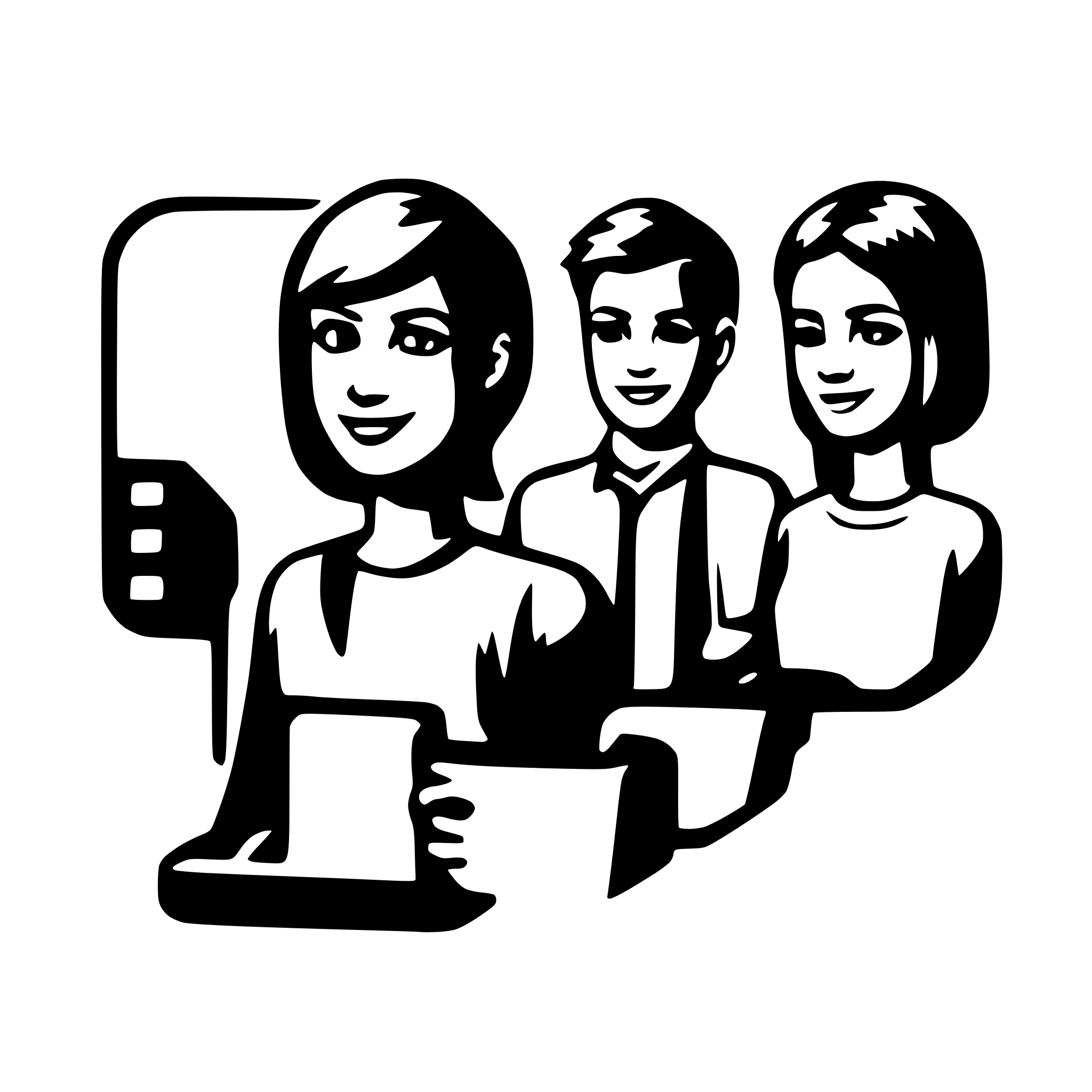 AI-generated SVG of 'users group chat message'