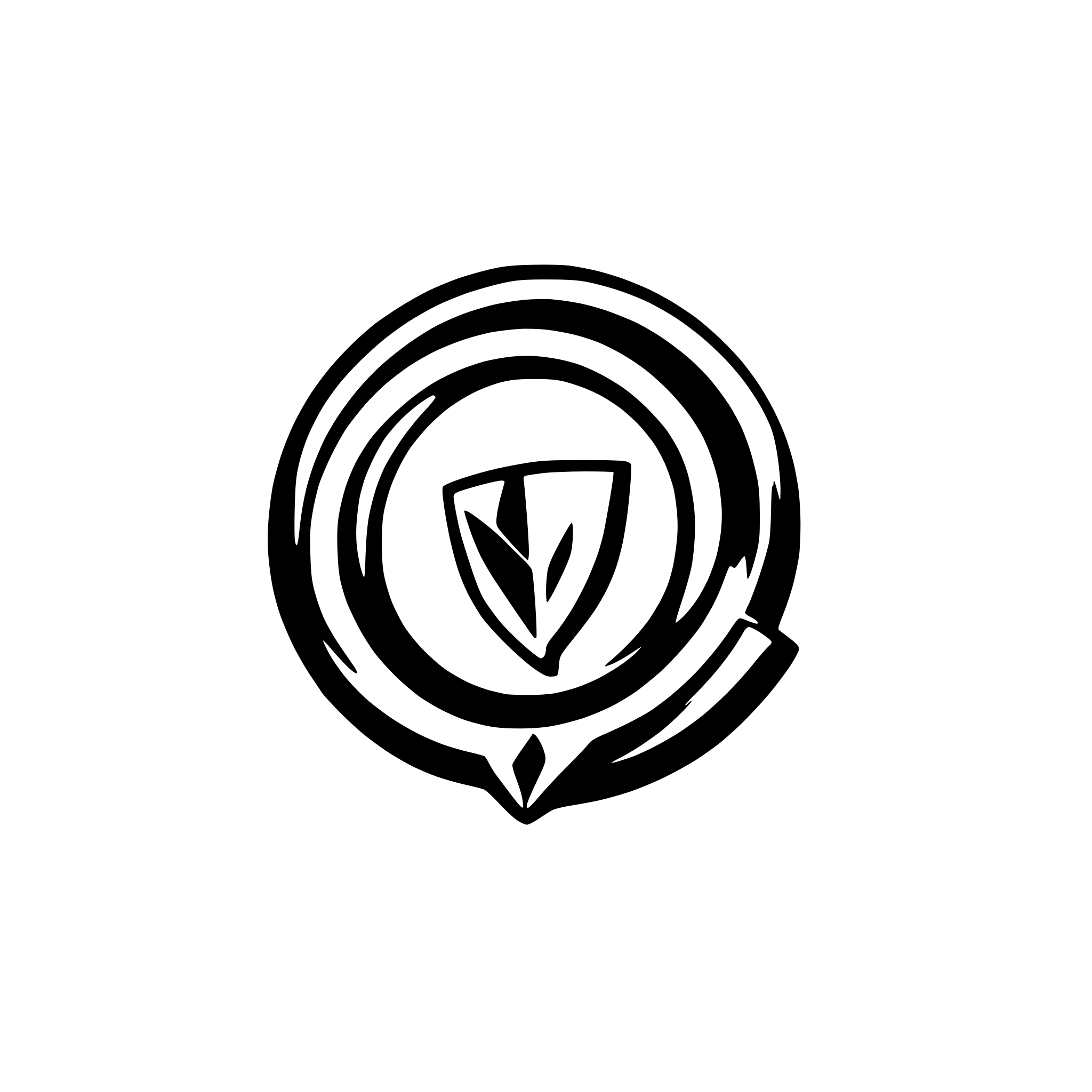 AI-generated SVG of a Time shield