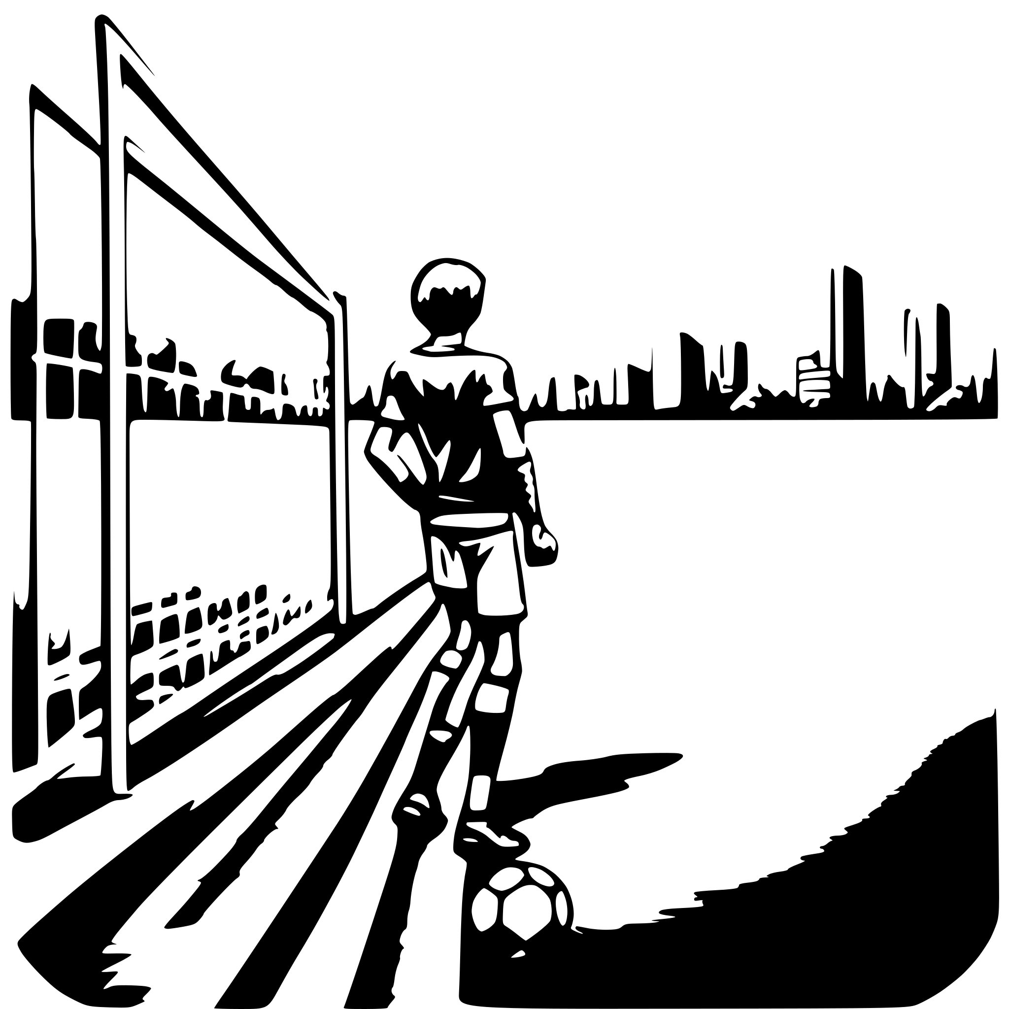 AI-generated SVG of a a footbal goal, back view, the comic style AI-generated SVG of a a footbal goal, back view, the comic style
